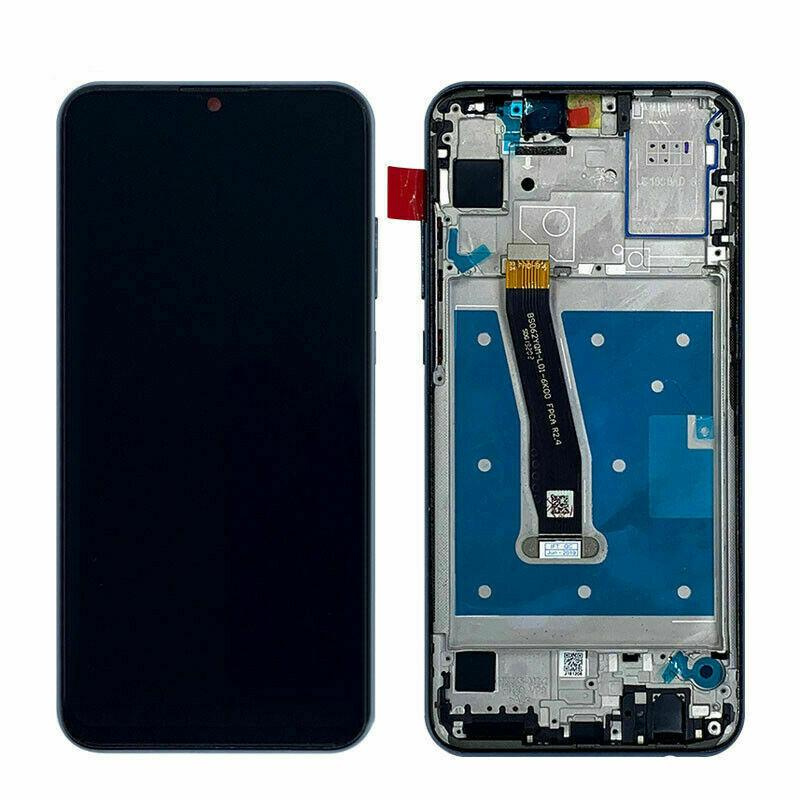Дисплей (экран) для Huawei Honor 10 Lite c тачскрином (с рамкой, не склеенный), черный - фото
