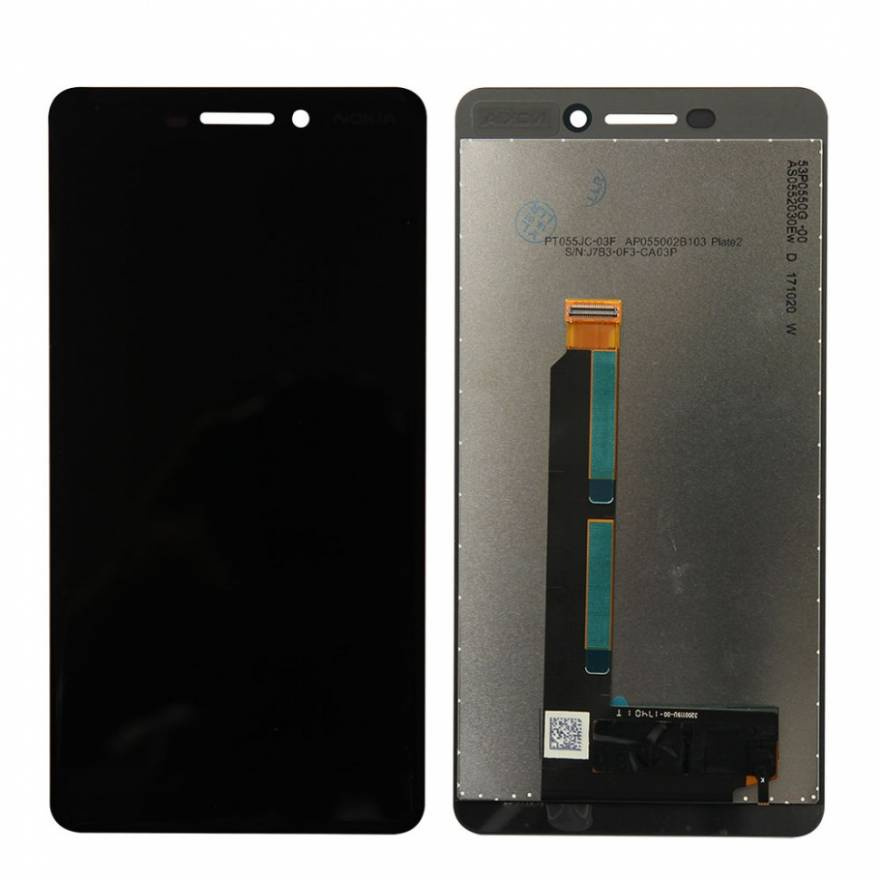 Дисплей (экран) для Nokia 6.1 (TA-1043) c тачскрином, (Black) - фото