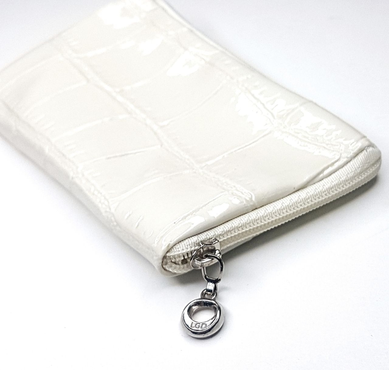 Универсальный чехол-сумка с молнией, белый - фото3