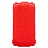Чехол-блокнот Armor case для Alcatel One Touch Idol 6033X, красный (с деффектом потертости) - фото