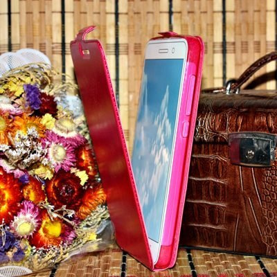 Чехол для Huawei Ascend P2 блокнот Experts Slim Flip Case, розовый - фото2