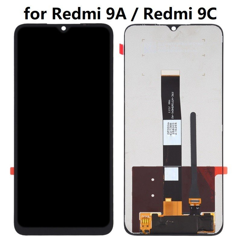 Дисплей (экран) для Xiaomi Redmi 9C c тачскрином, черный - фото2