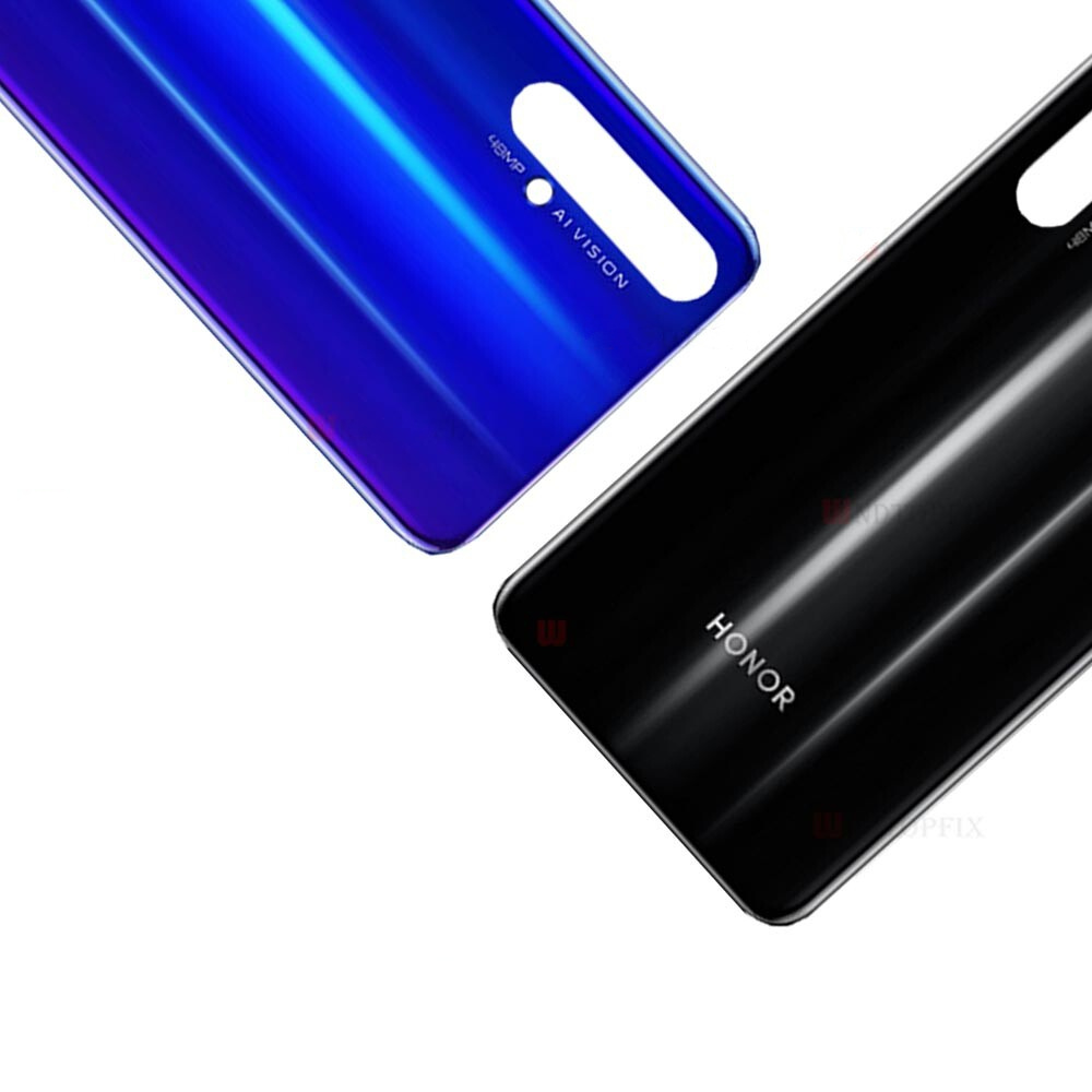 Задняя крышка для Huawei Honor 20, синяя - фото2