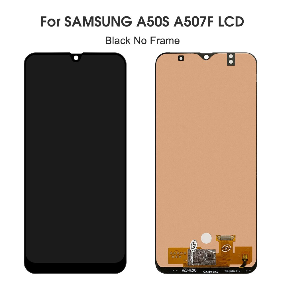 Дисплей (экран) для Samsung Galaxy A50S (A507) original с тачскрином, черный