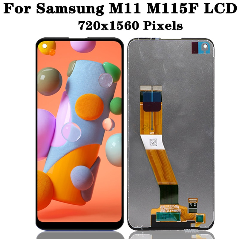 Дисплей (экран) для Samsung Galaxy M11 (M115) original с тачскрином, черный - фото
