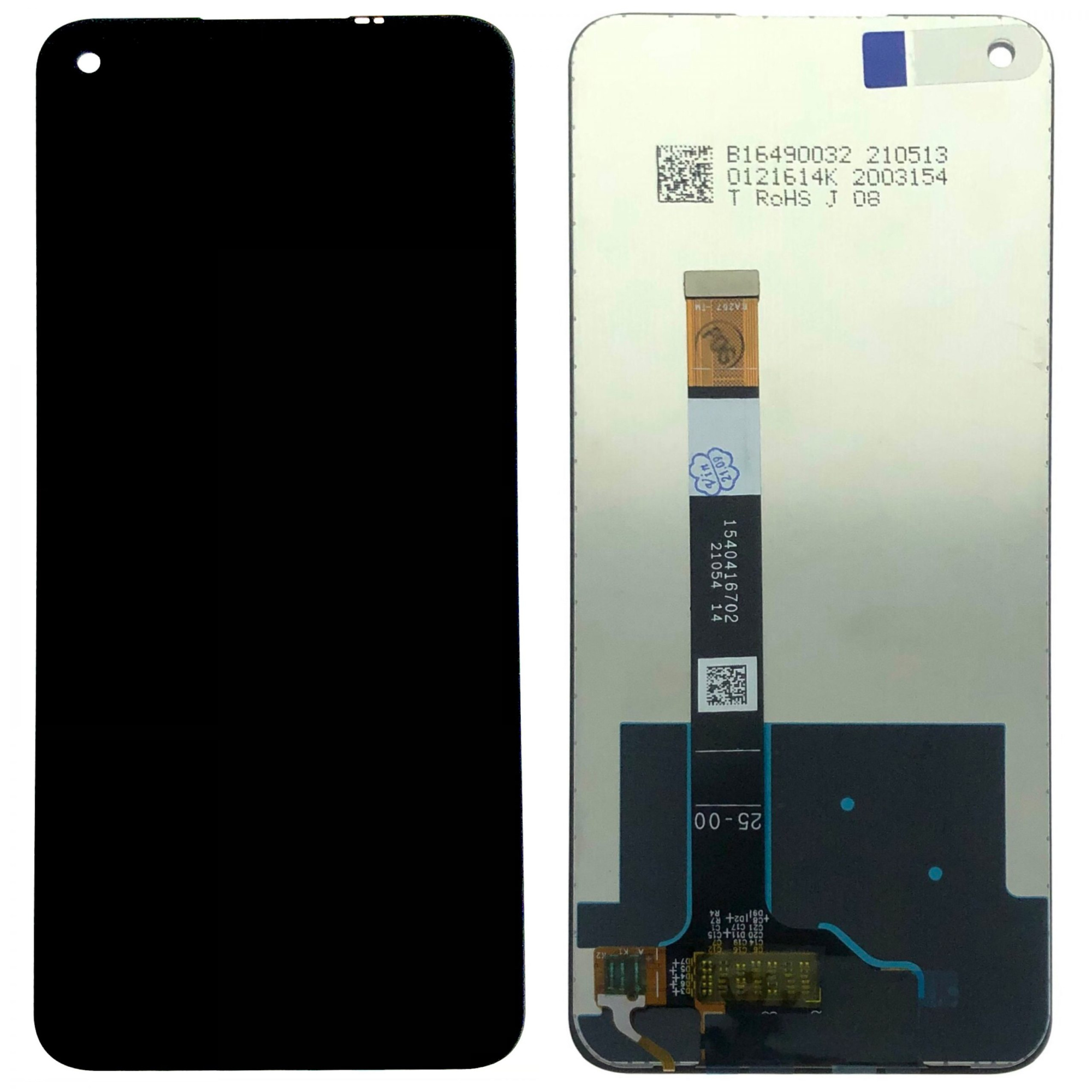 Дисплей (экран) для Realme 8 5G с тачскрином, черный - фото