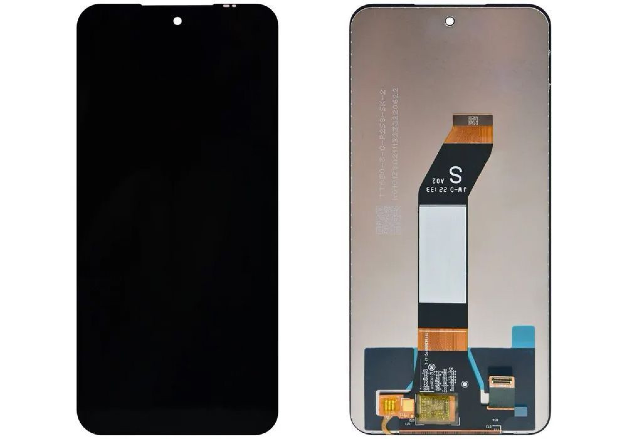 Дисплей (экран) для Xiaomi Redmi 10 c тачскрином, черный - фото