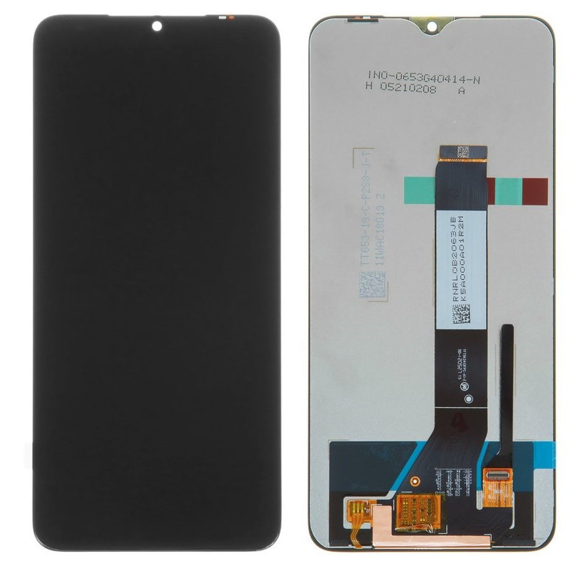 Дисплей (экран) для Xiaomi Poco M3 Original 100% c тачскрином, черный - фото