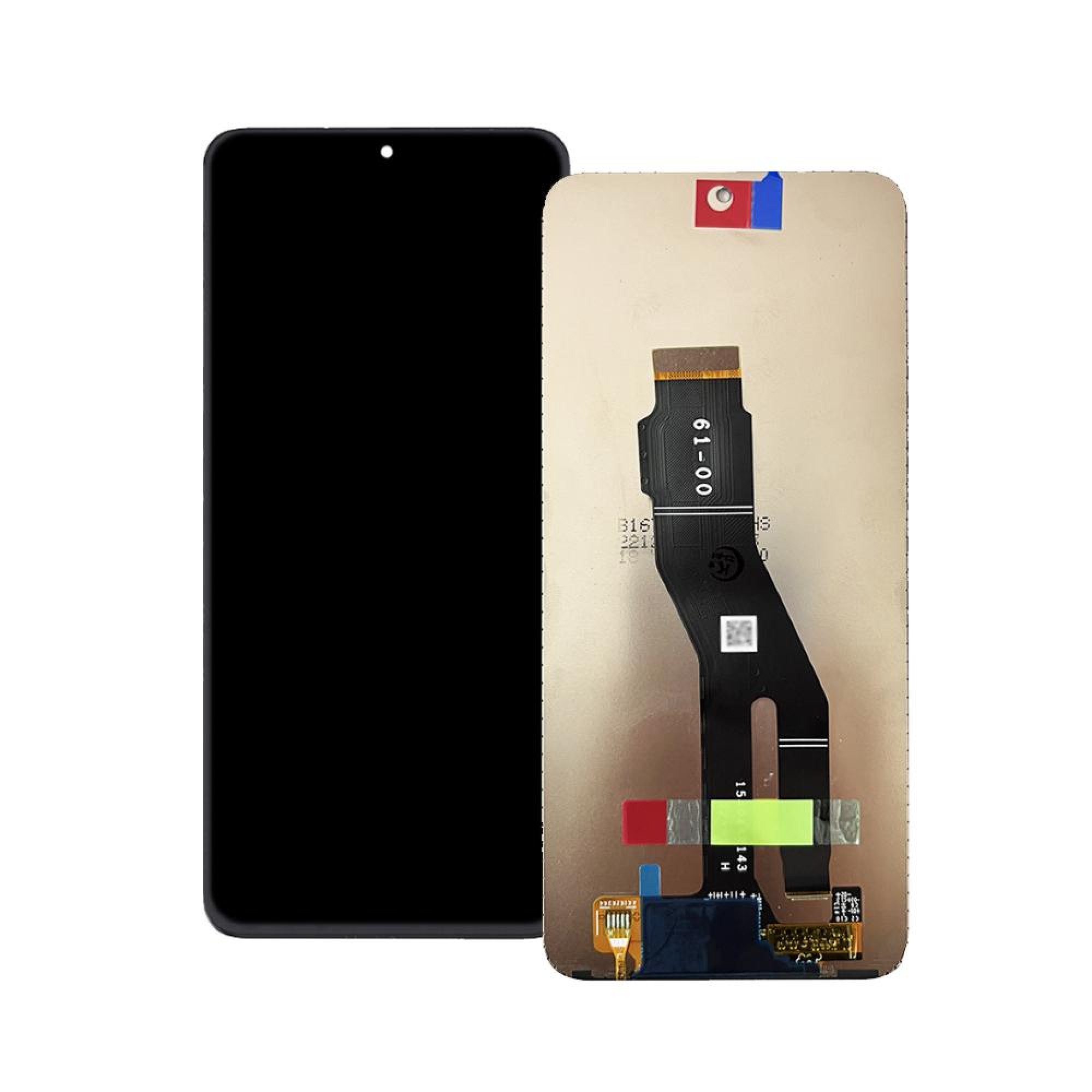 Дисплей (экран) для Huawei Honor X8a (CRT-LX1, CRT-LX2, CRT-LX3) c тачскрином, черный - фото