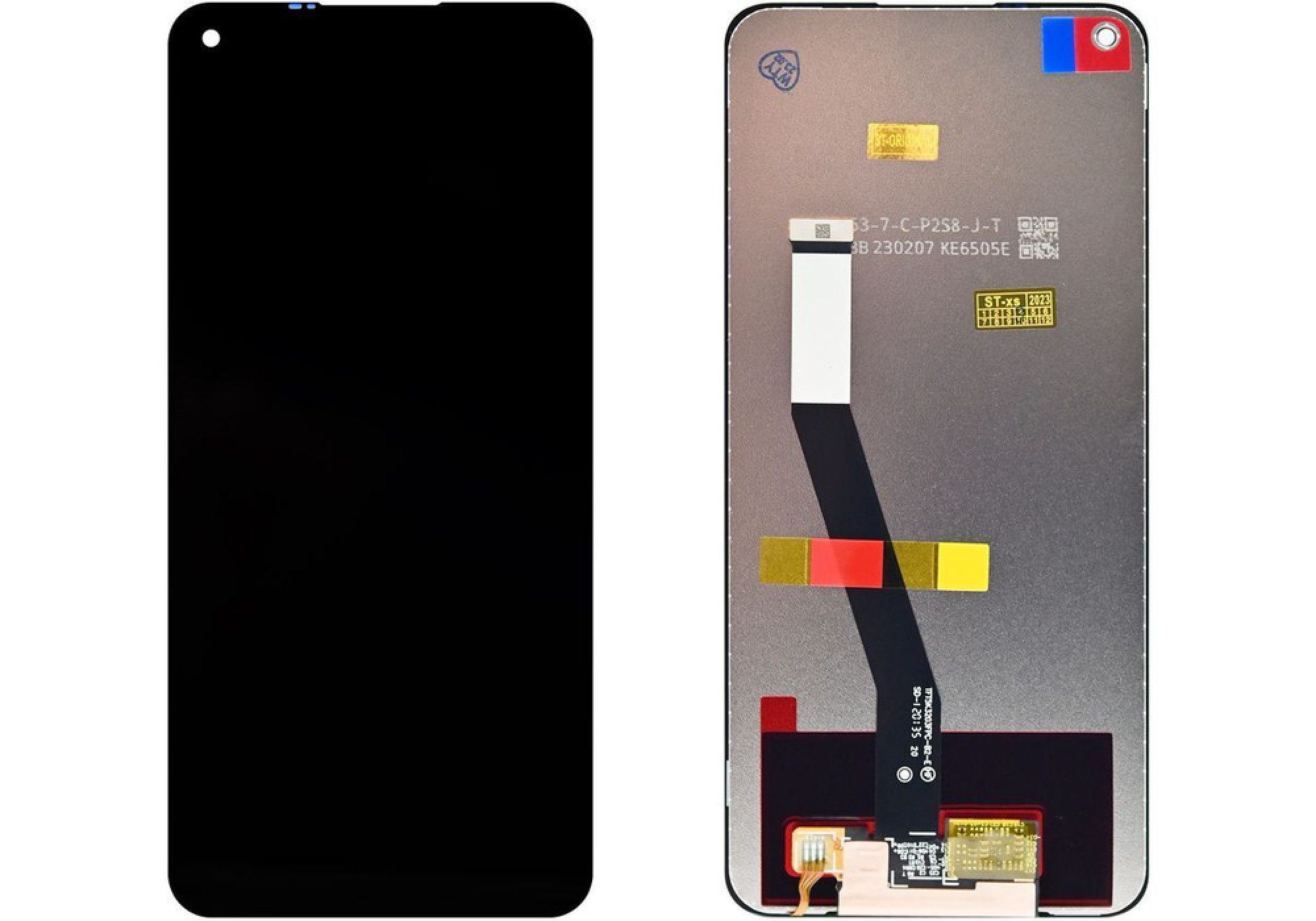 Дисплей (экран) для Xiaomi Redmi Note 9 Original 100% c тачскрином, черный - фото