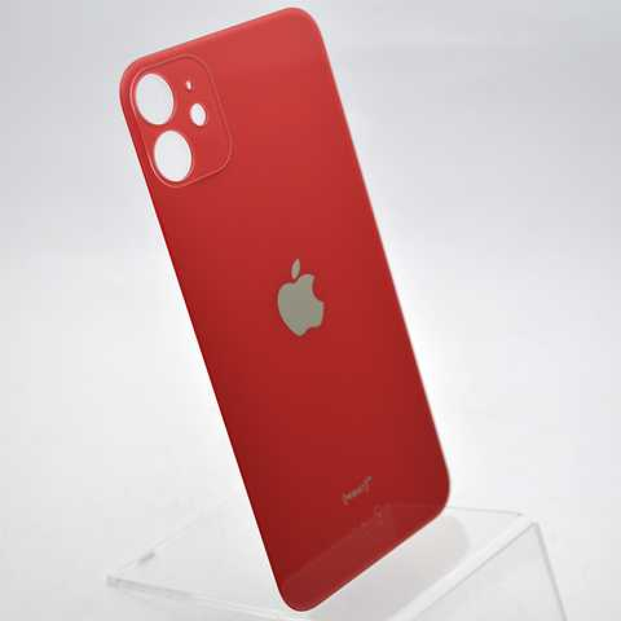 Задняя крышка для Apple iPhone 11 (широкое отверстие под камеру), красная