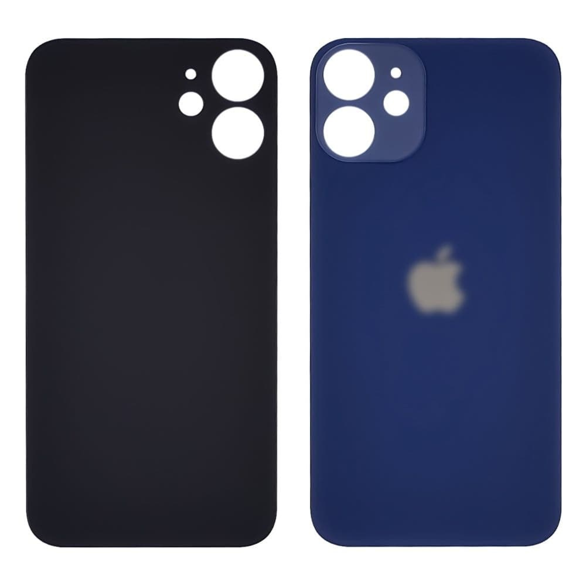 Задняя крышка для Apple iPhone 12 mini (широкое отверстие под камеру), синяя