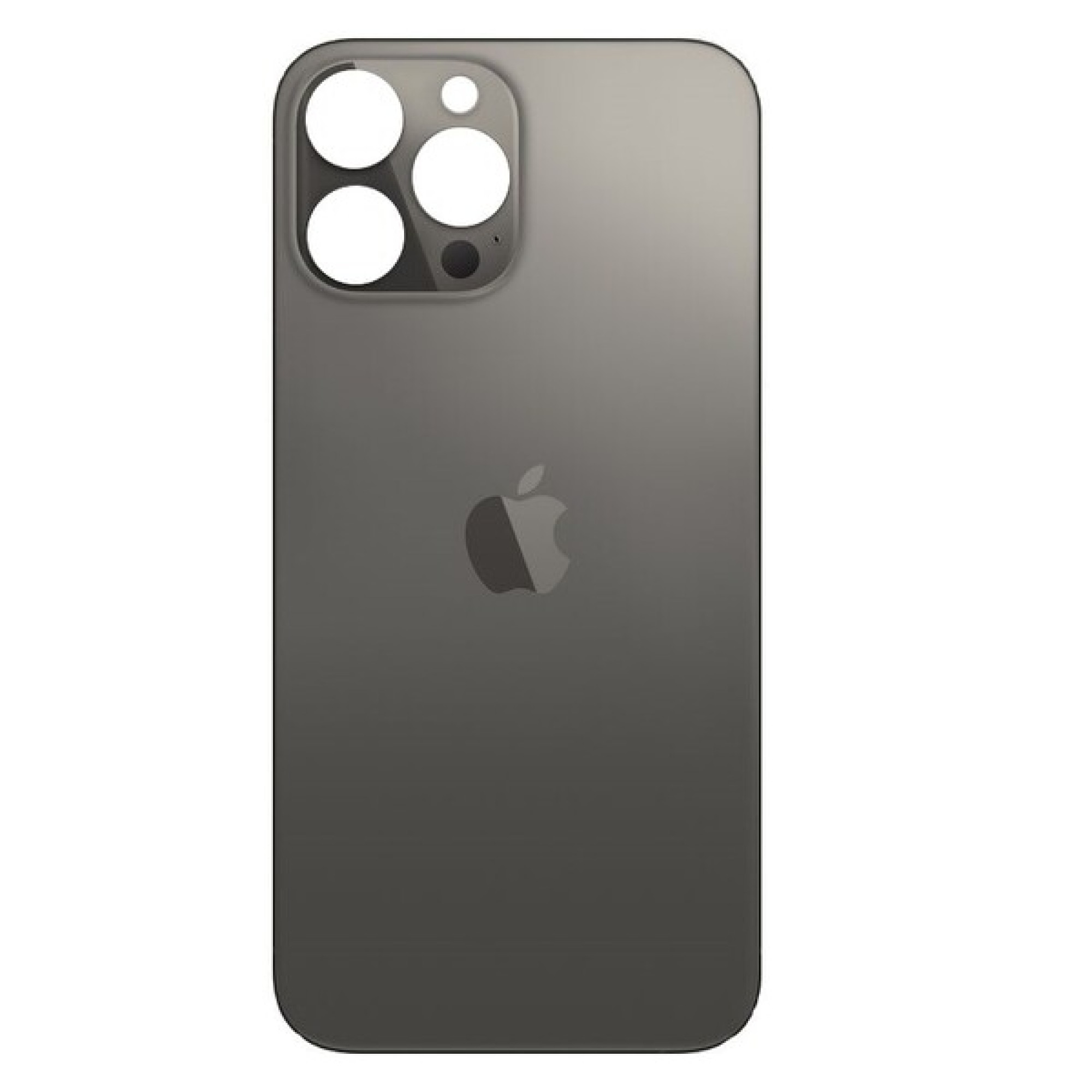 Задняя крышка для Apple iPhone 13 Pro Max (широкое отверстие под камеру), черная - фото