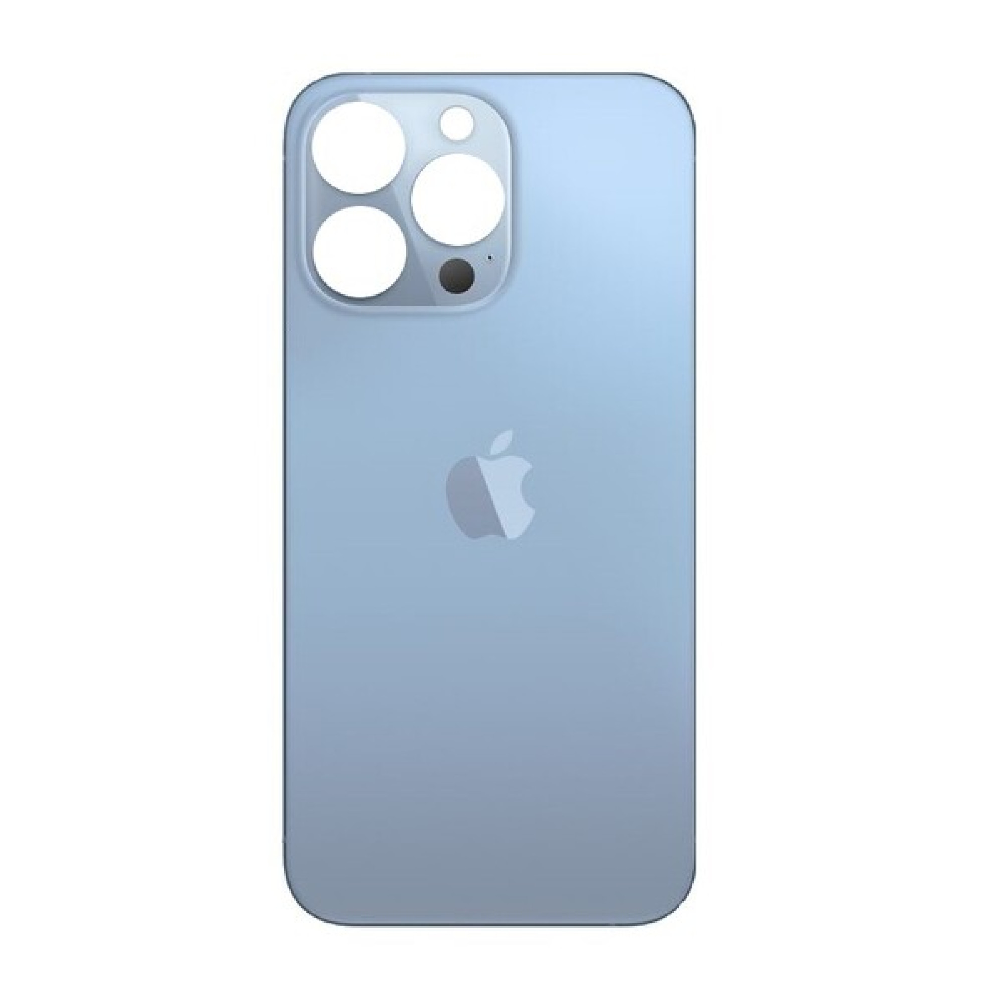 Задняя крышка для Apple iPhone 13 Pro (широкое отверстие под камеру), синяя - фото