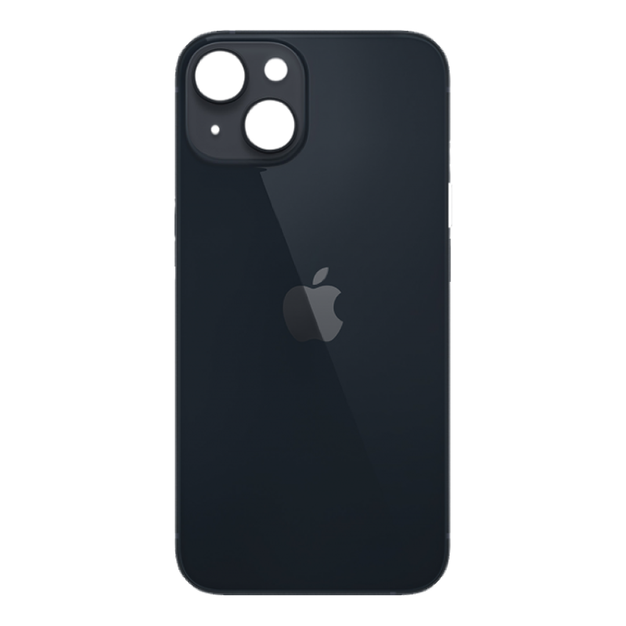 Задняя крышка для Apple iPhone 13 (широкое отверстие под камеру), черная - фото