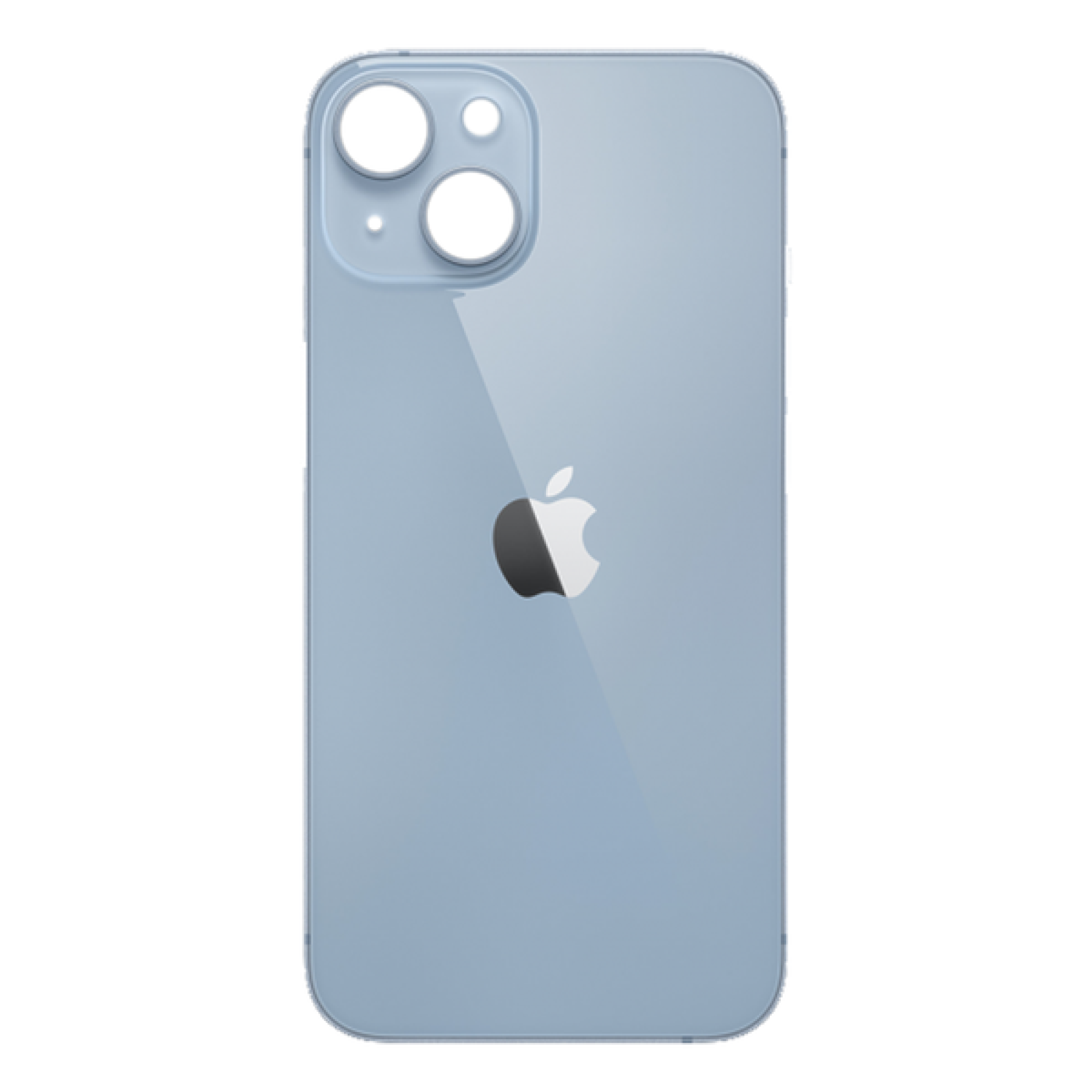 Задняя крышка для Apple iPhone 14 Plus (широкое отверстие под камеру), синяя - фото
