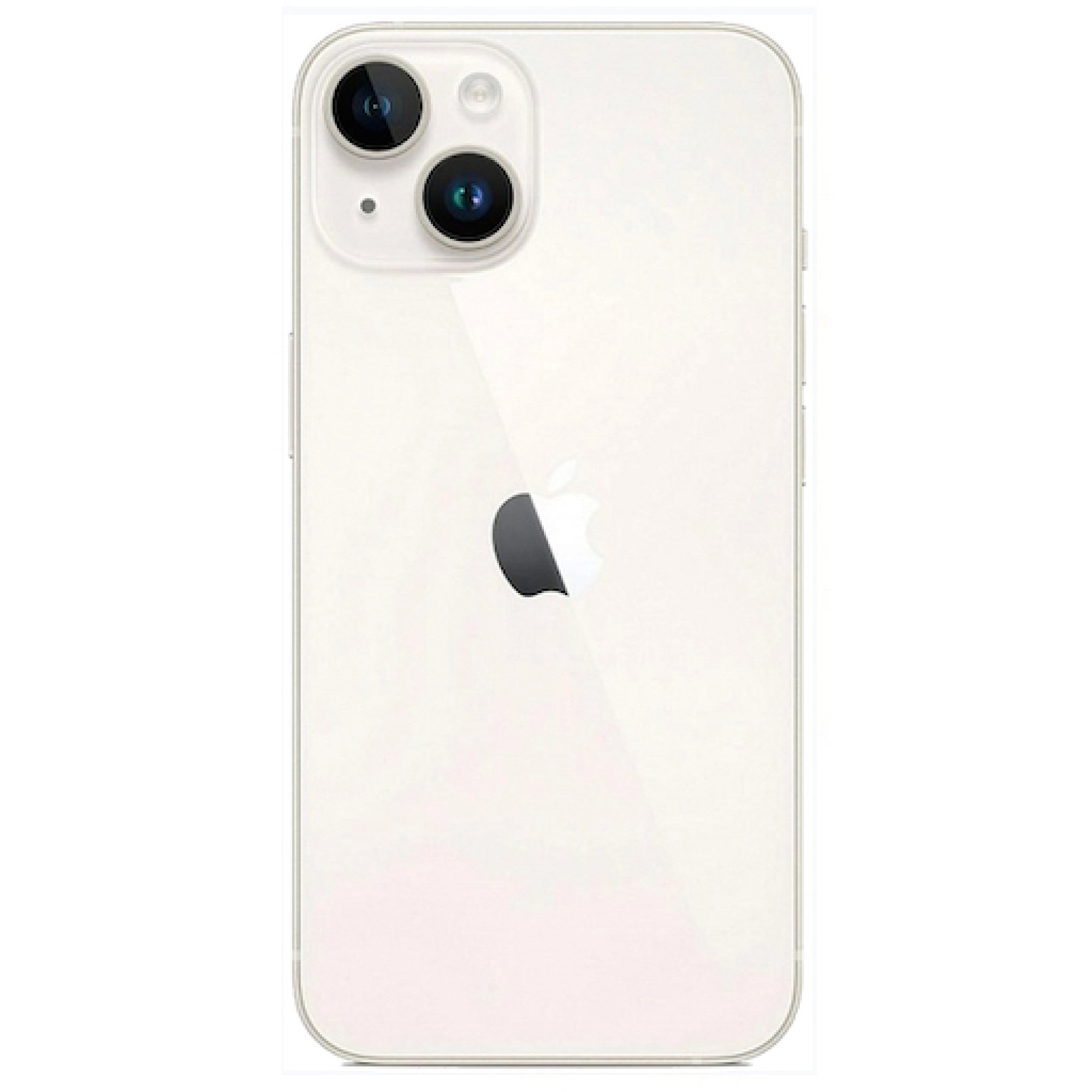 Задняя крышка для Apple iPhone 14 Plus (широкое отверстие под камеру), белая - фото
