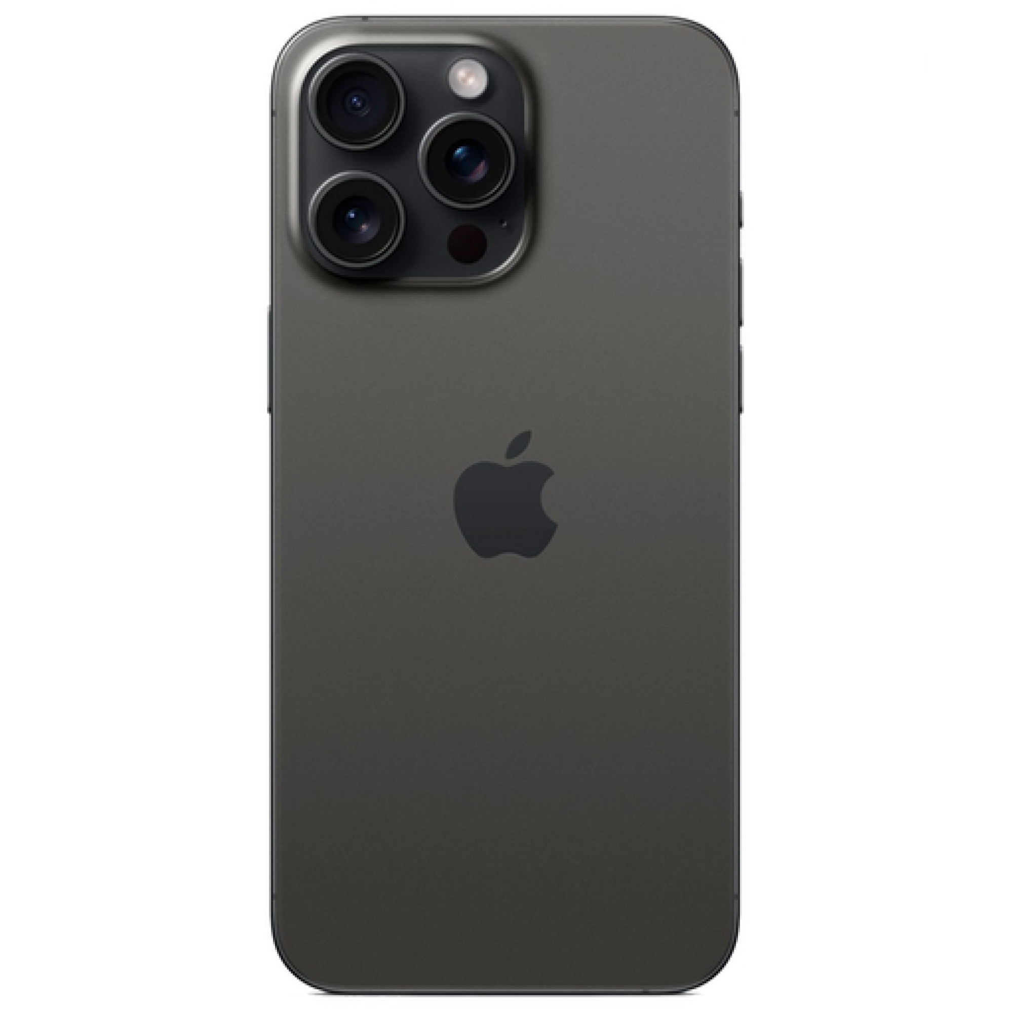 Задняя крышка для Apple iPhone 15 Pro Max (широкое отверстие под камеру), черная - фото