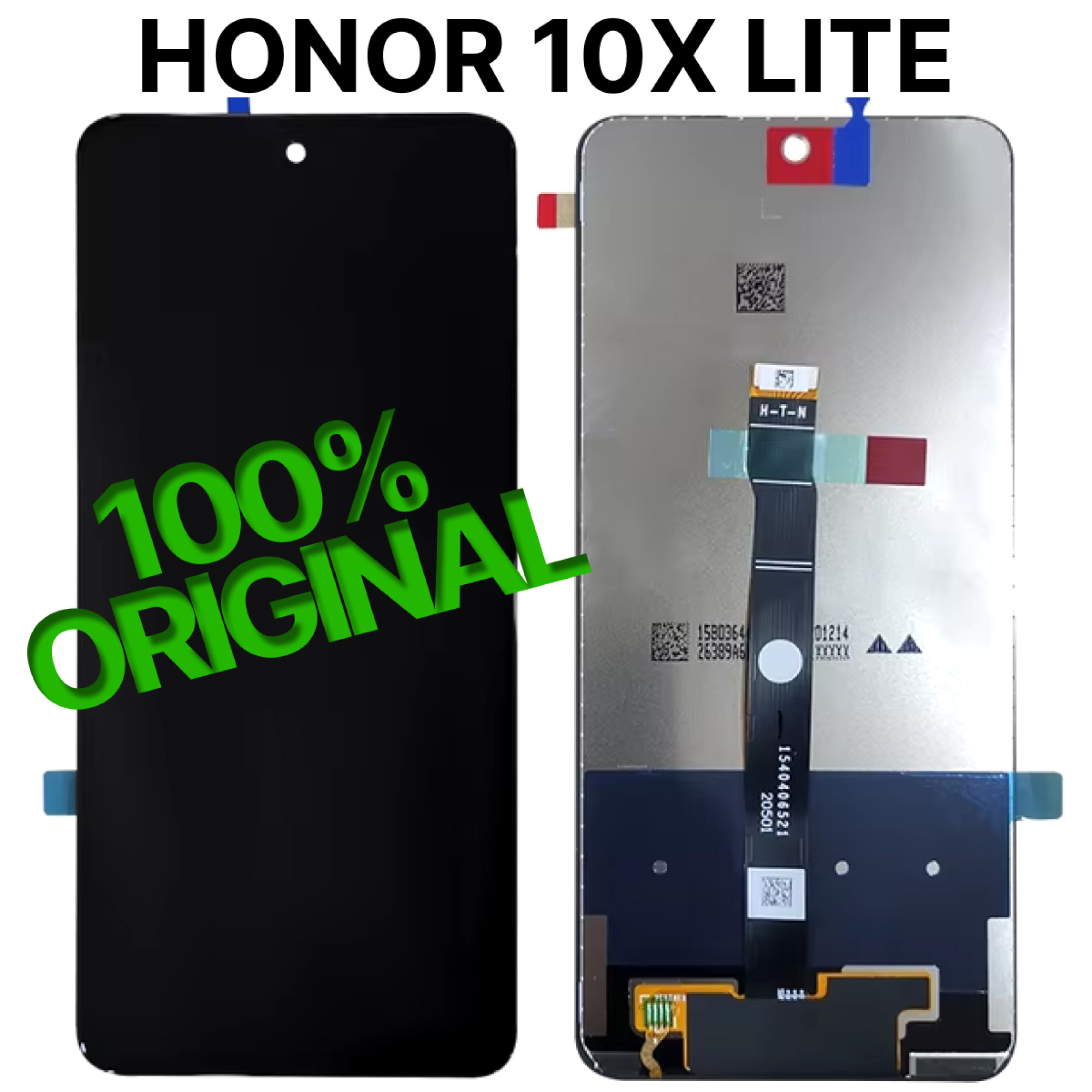 Дисплей (экран) для Honor 10X Lite (DNN-LX9, PPA-LX1) Original 100% c тачскрином, черный - фото