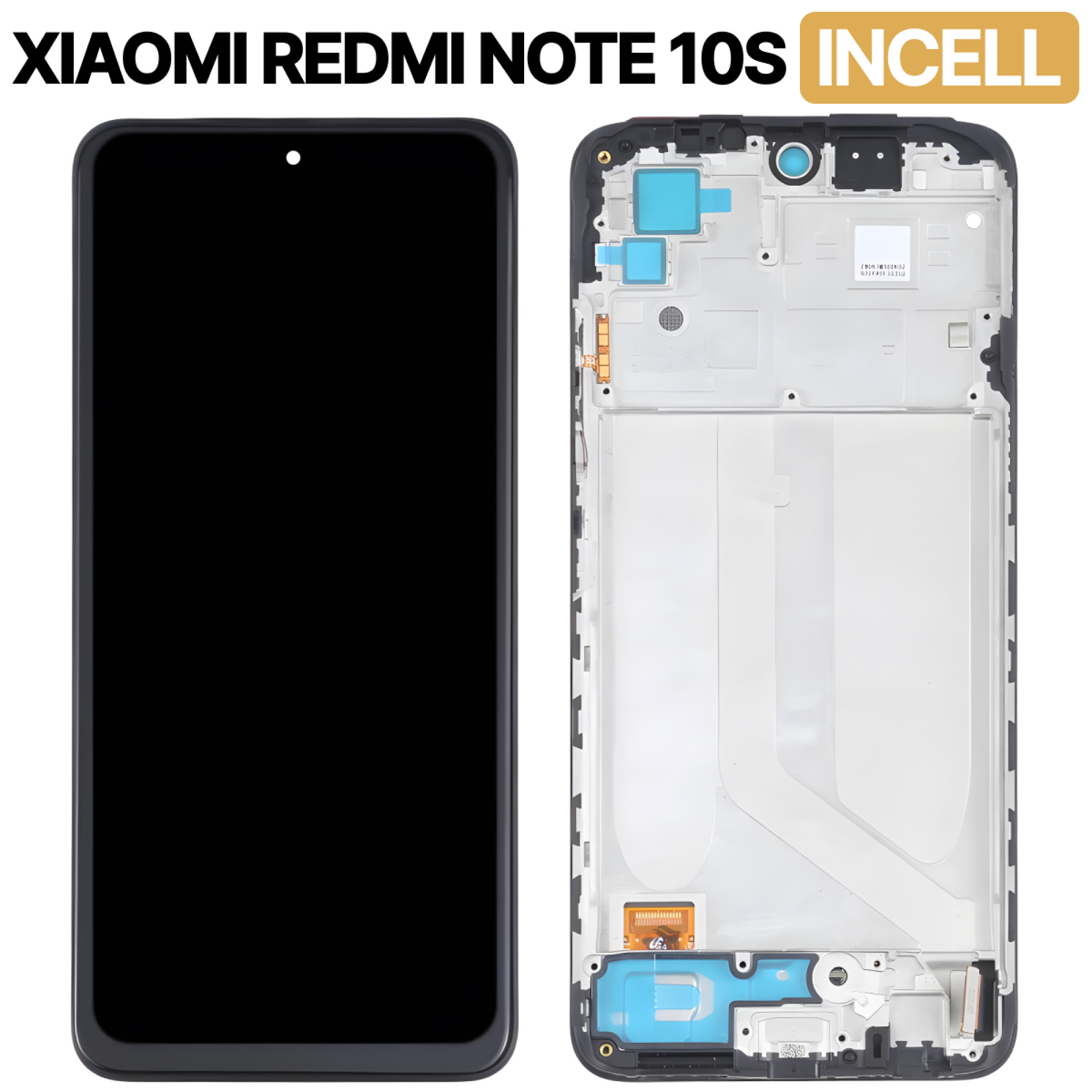 Дисплей (экран) для Xiaomi Redmi Note 10S INCELL c рамкой и тачскрином - фото