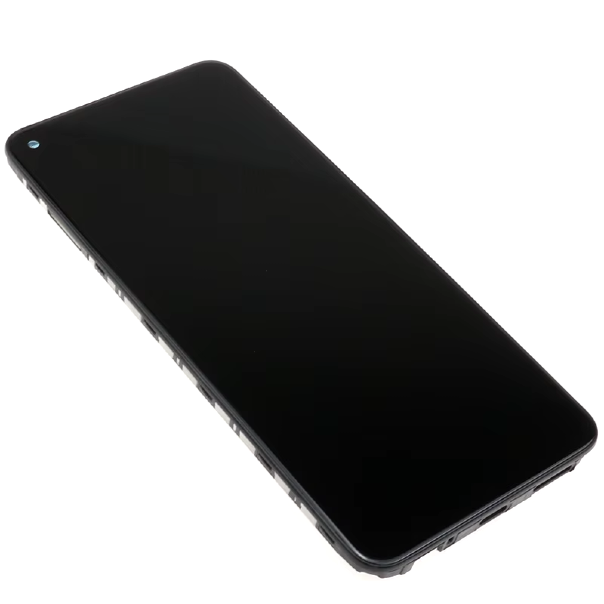 Дисплей (экран) для Xiaomi Redmi Note 9 c тачскрином и рамкой, черный - фото