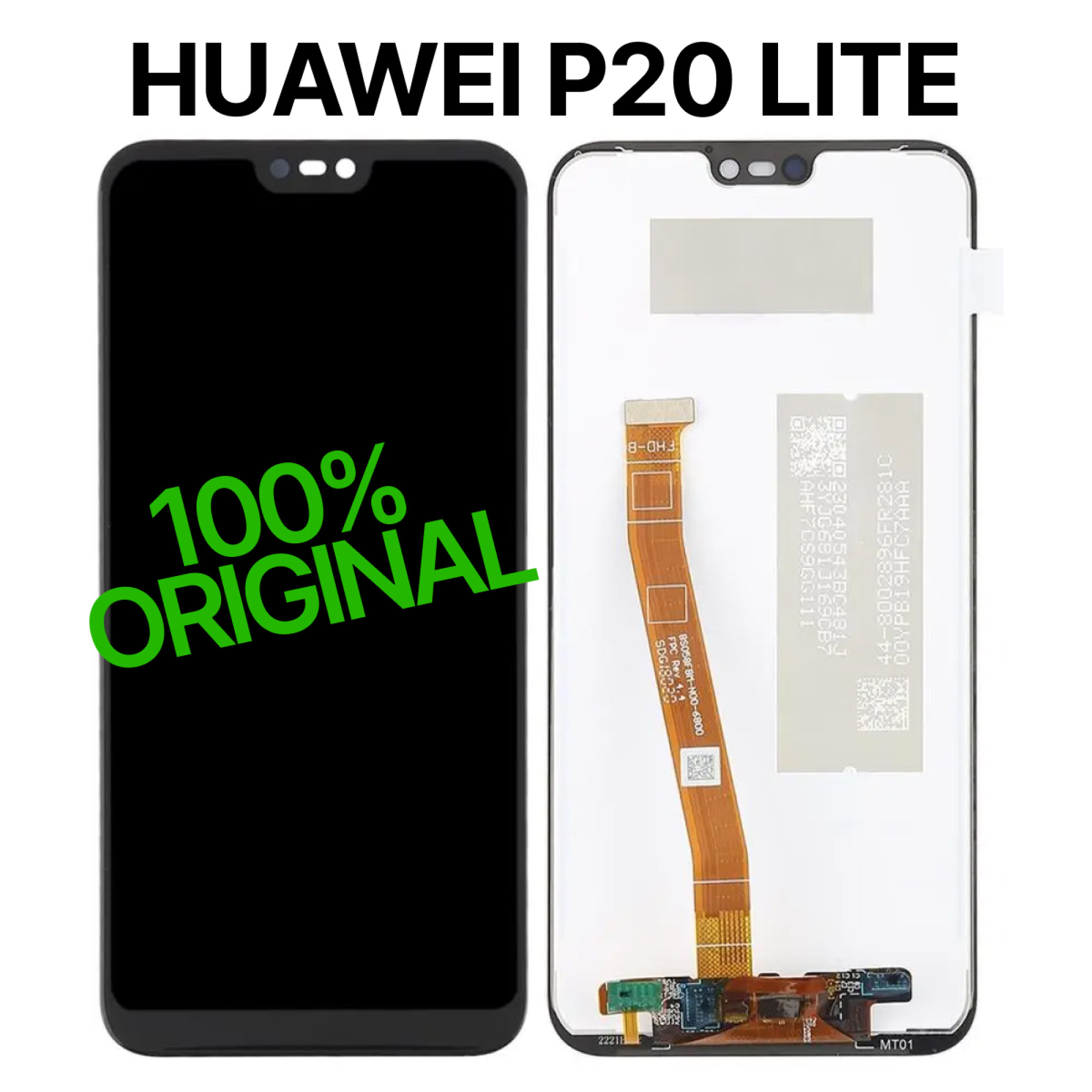 Дисплей (экран) для Huawei P20 Lite (ANE-LX1) Original 100% c тачскрином, черный - фото