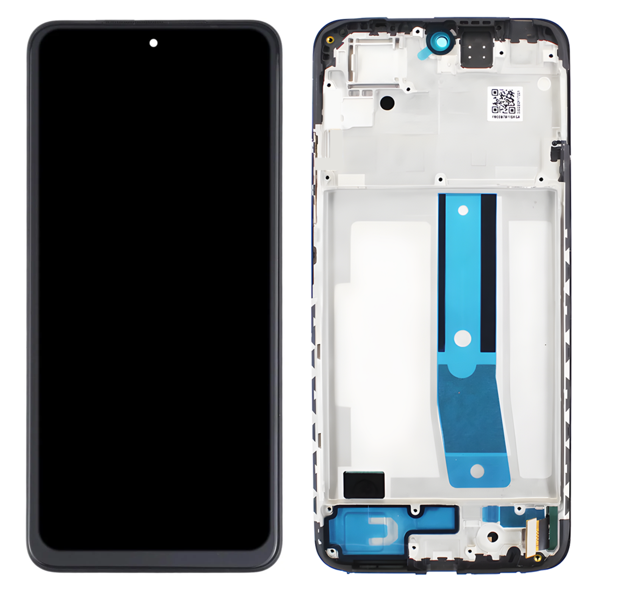 Дисплей (экран) для Xiaomi Redmi Note 11 OLED c рамкой и тачскрином - фото
