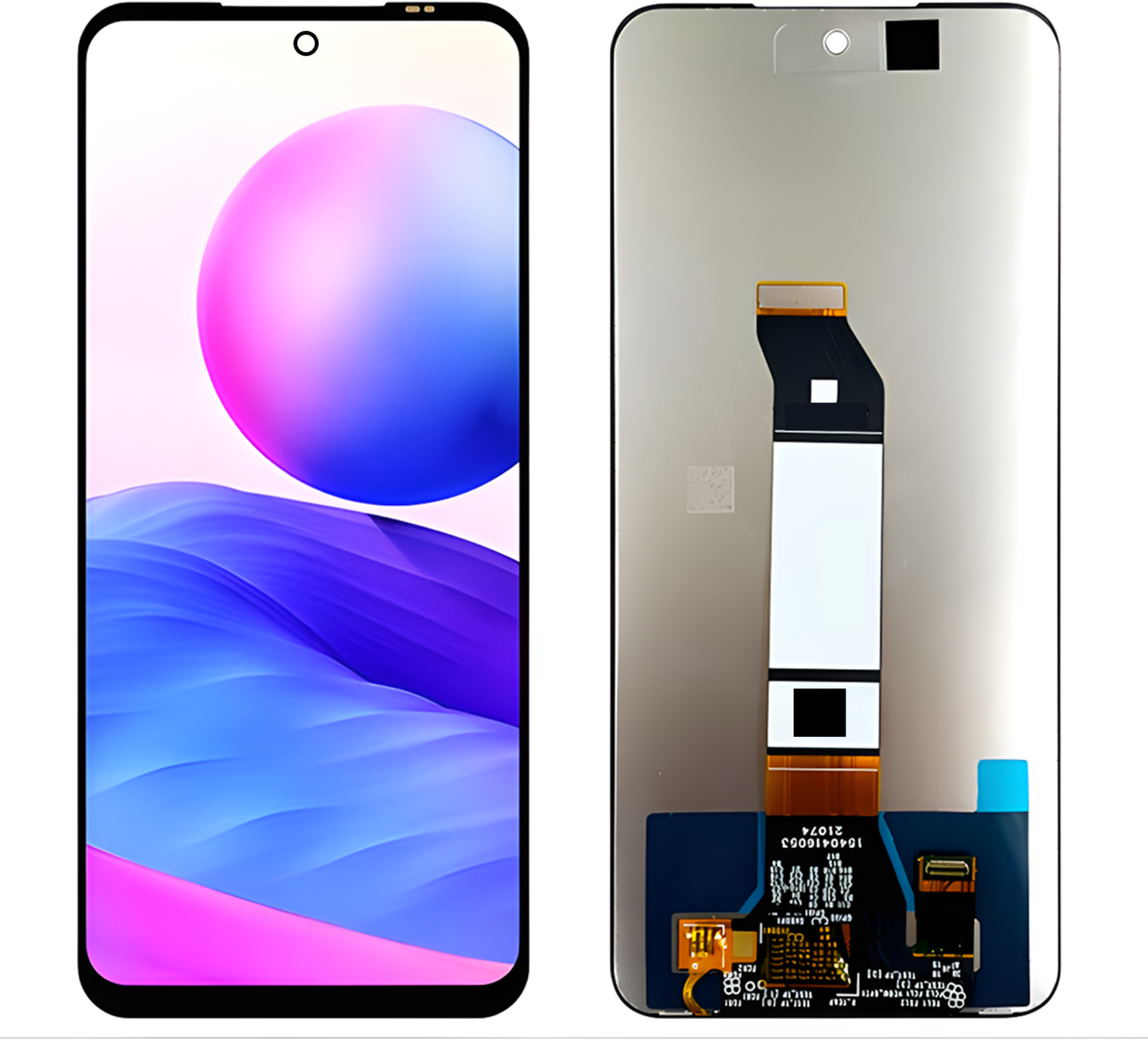Дисплей (экран) для Xiaomi Redmi Note 10T c тачскрином, черный - фото