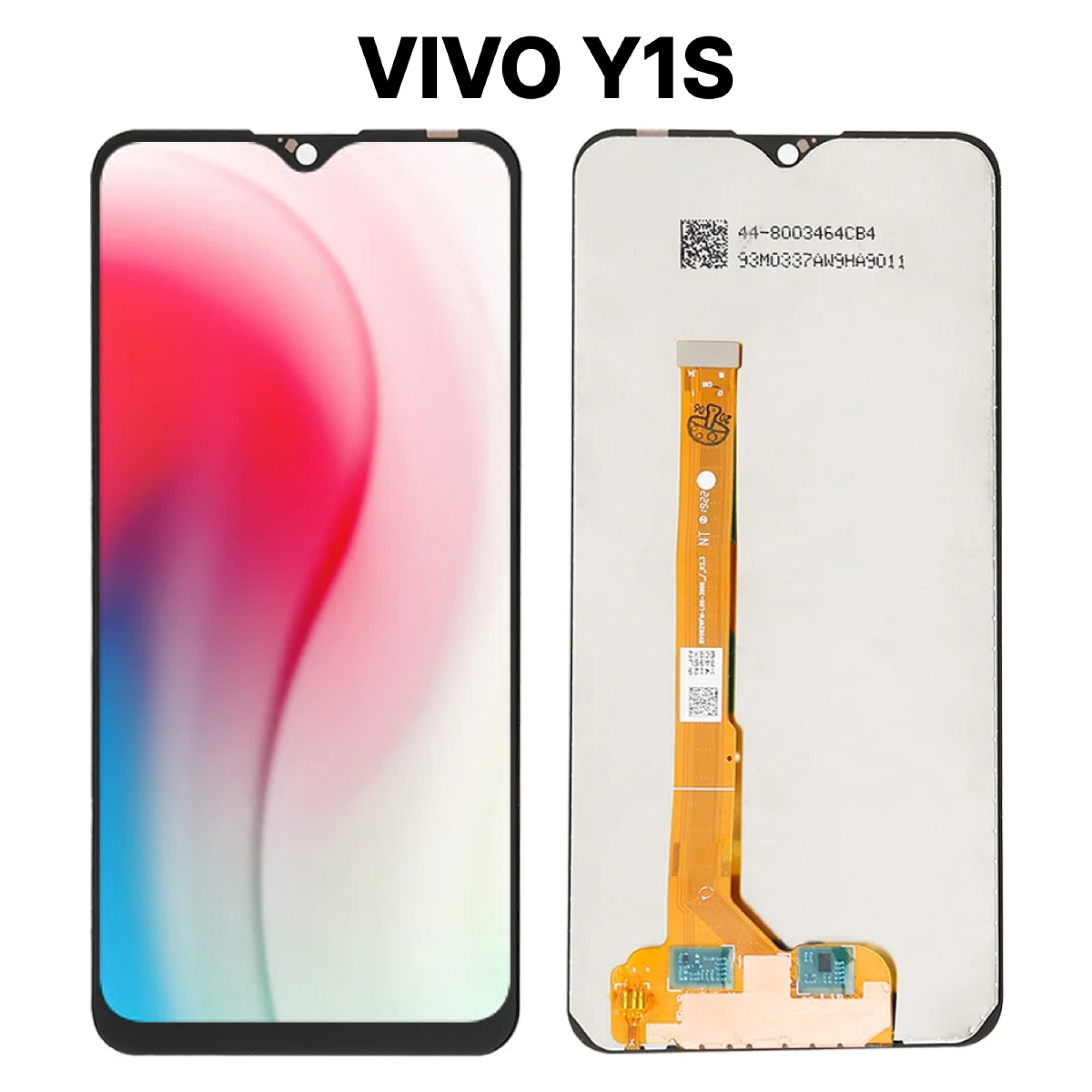 Дисплей (экран) для Vivo Y1S c тачскрином, черный - фото