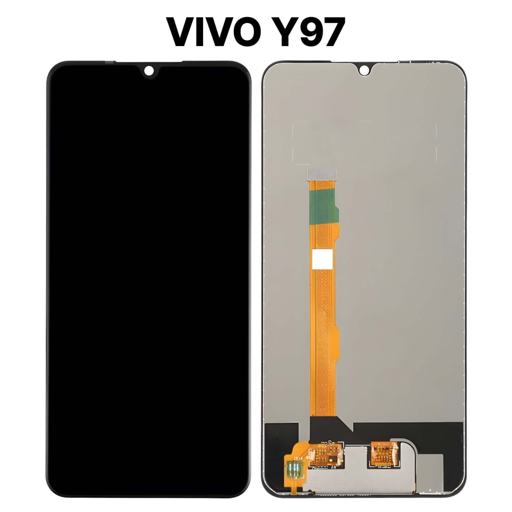Дисплей (экран) для Vivo Y97 c тачскрином, черный - фото