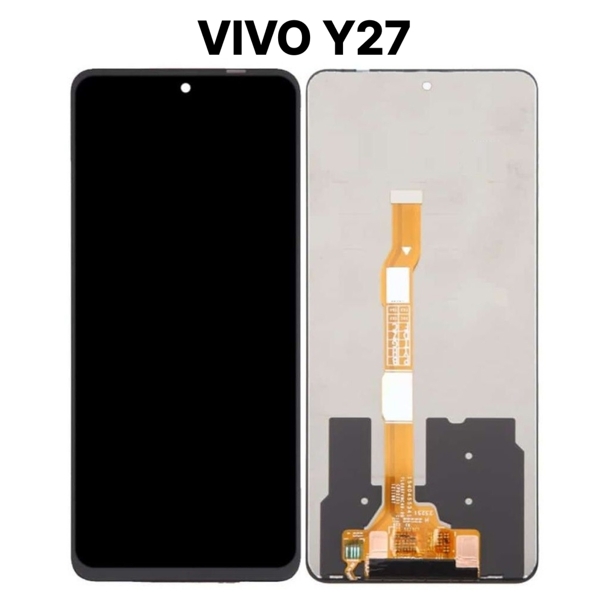 Дисплей (экран) для Vivo Y27 c тачскрином, черный - фото