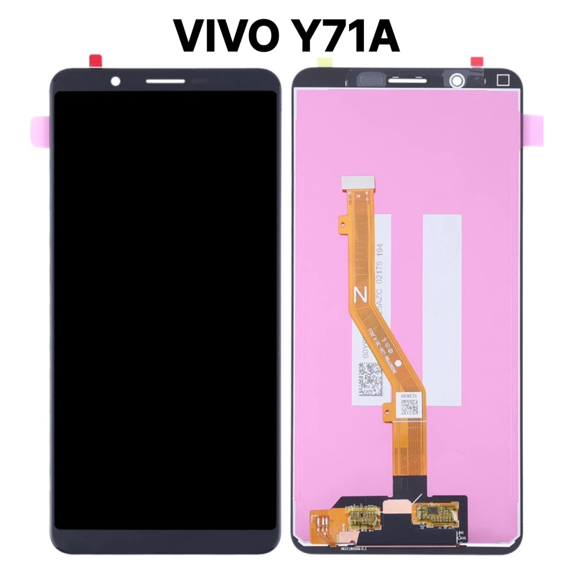 Дисплей (экран) для Vivo Y71a c тачскрином, черный - фото