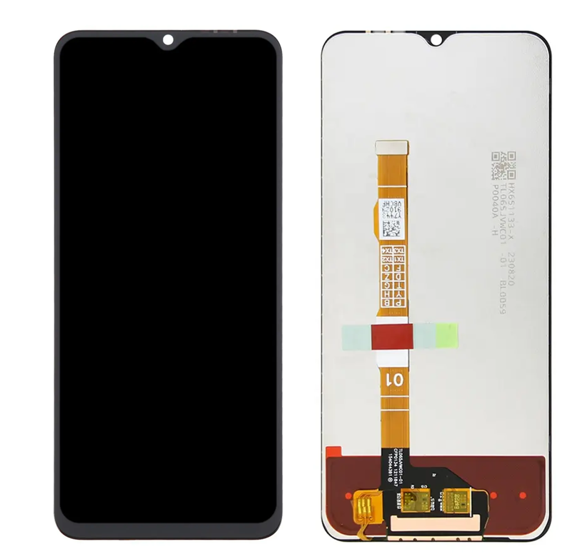 Дисплей (экран) для Vivo Y22 Original 100% c тачскрином, черный - фото
