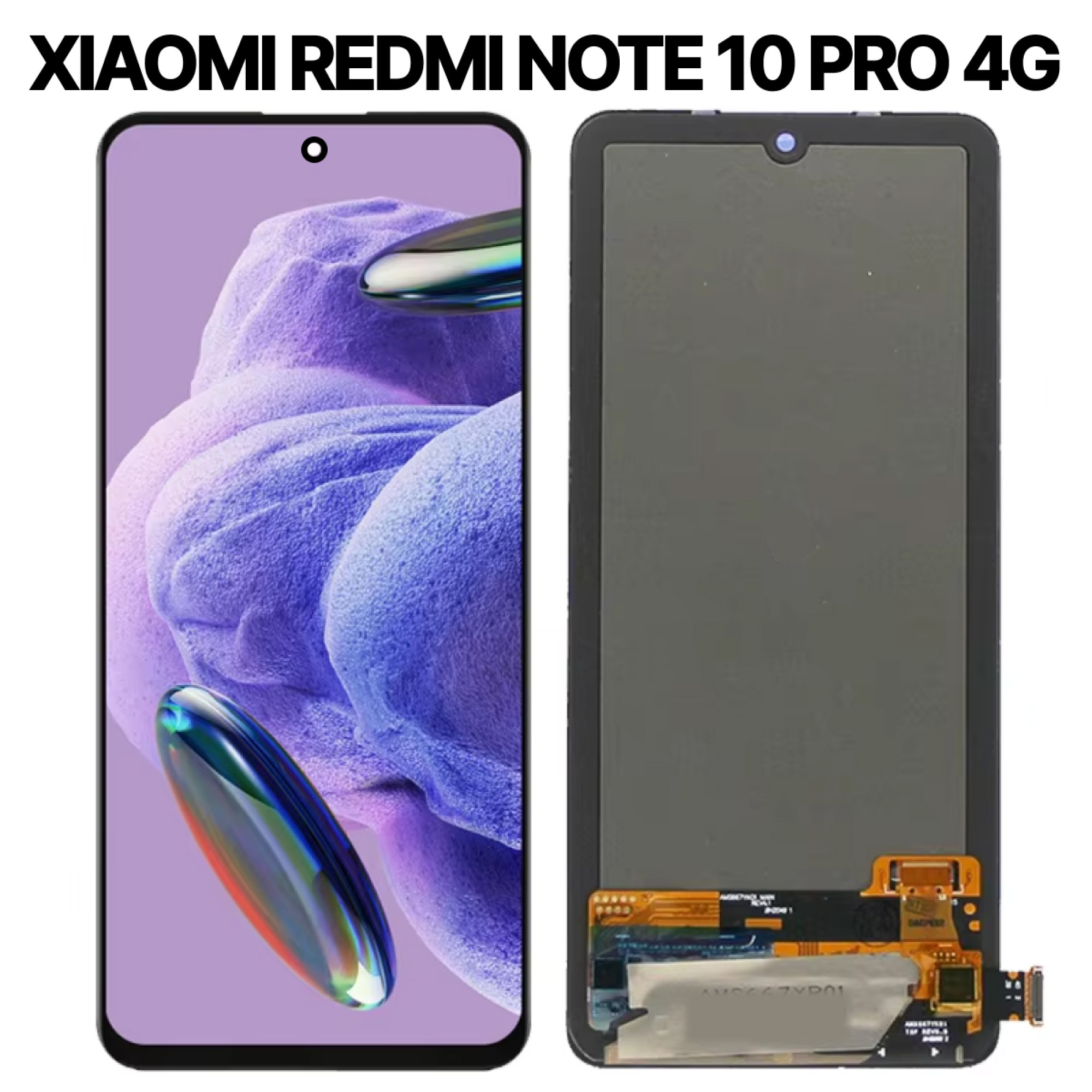 Дисплей (экран) для Xiaomi Redmi Note 10 Pro 4G OLED c тачскрином - фото