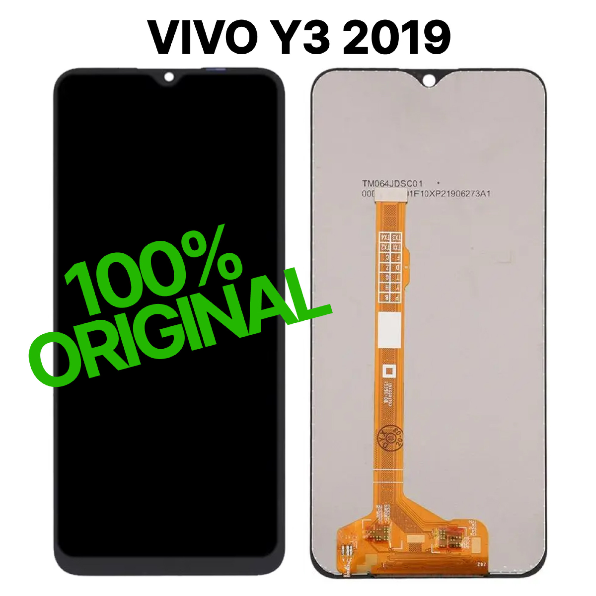Дисплей (экран) для Vivo Y3 2019 Original 100% c тачскрином, черный - фото