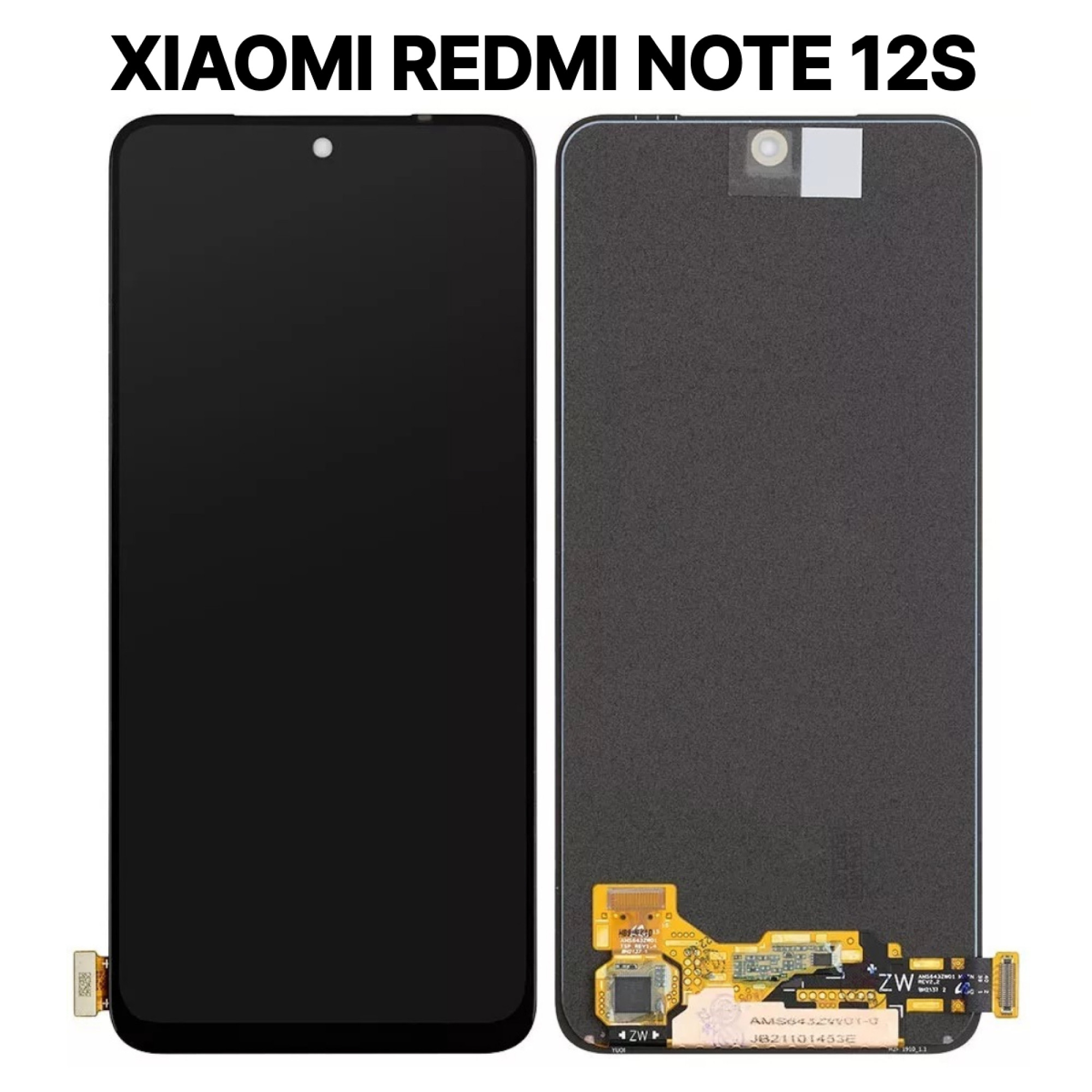 Дисплей (экран) для Xiaomi Redmi Note 12S OLED c тачскрином - фото