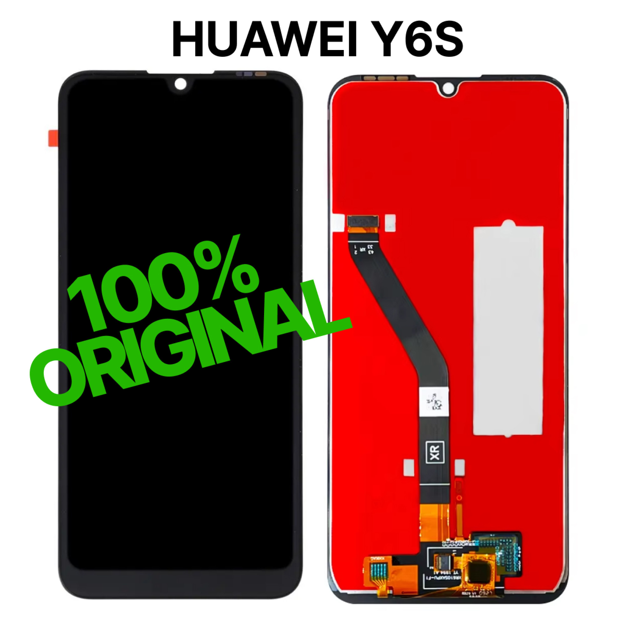 Дисплей (экран) для Huawei Y6s (JAT-LX1) Original 100% c тачскрином, черный - фото