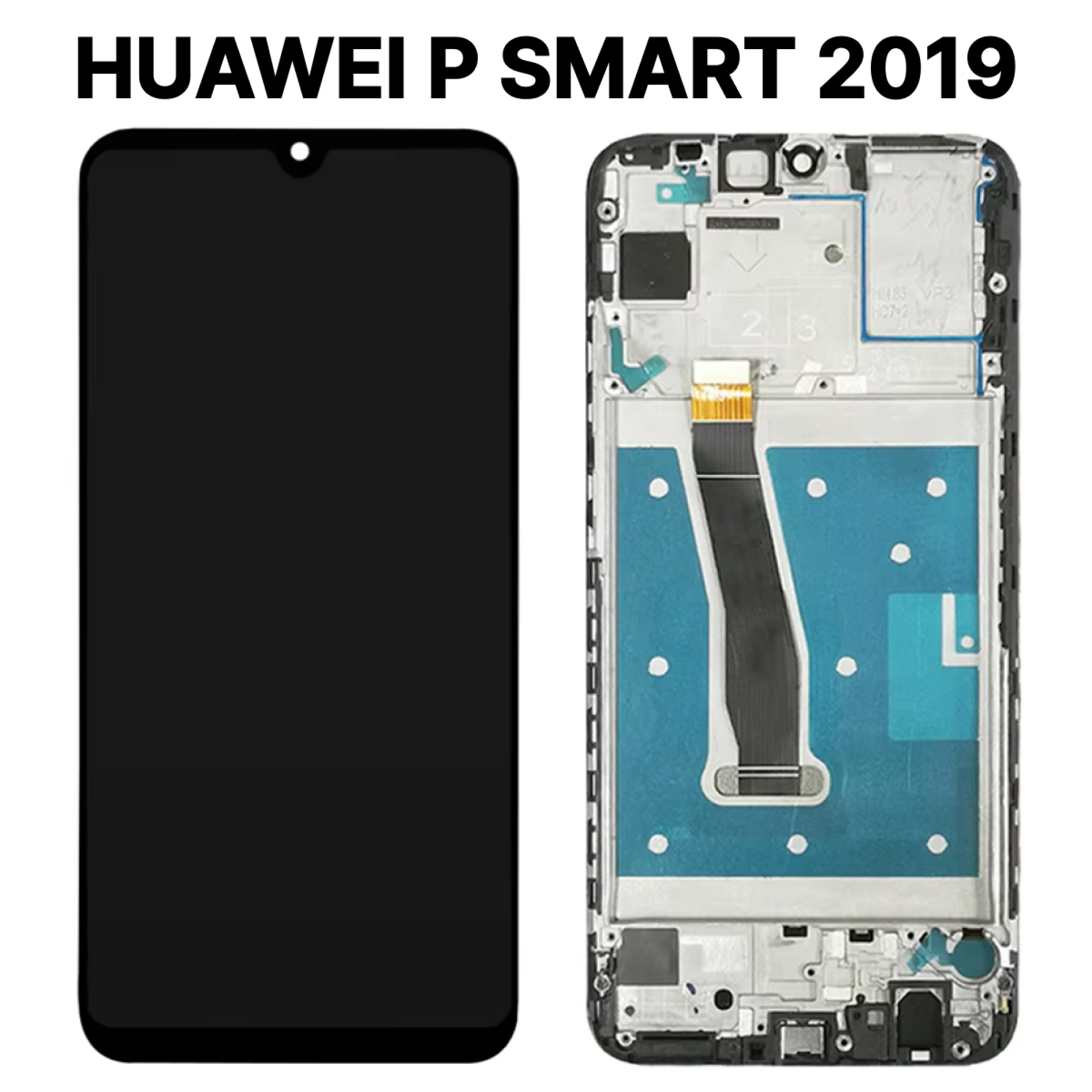 Дисплей (экран) для Huawei P Smart 2019 (POT-LX1) с тачскрином в раме - фото