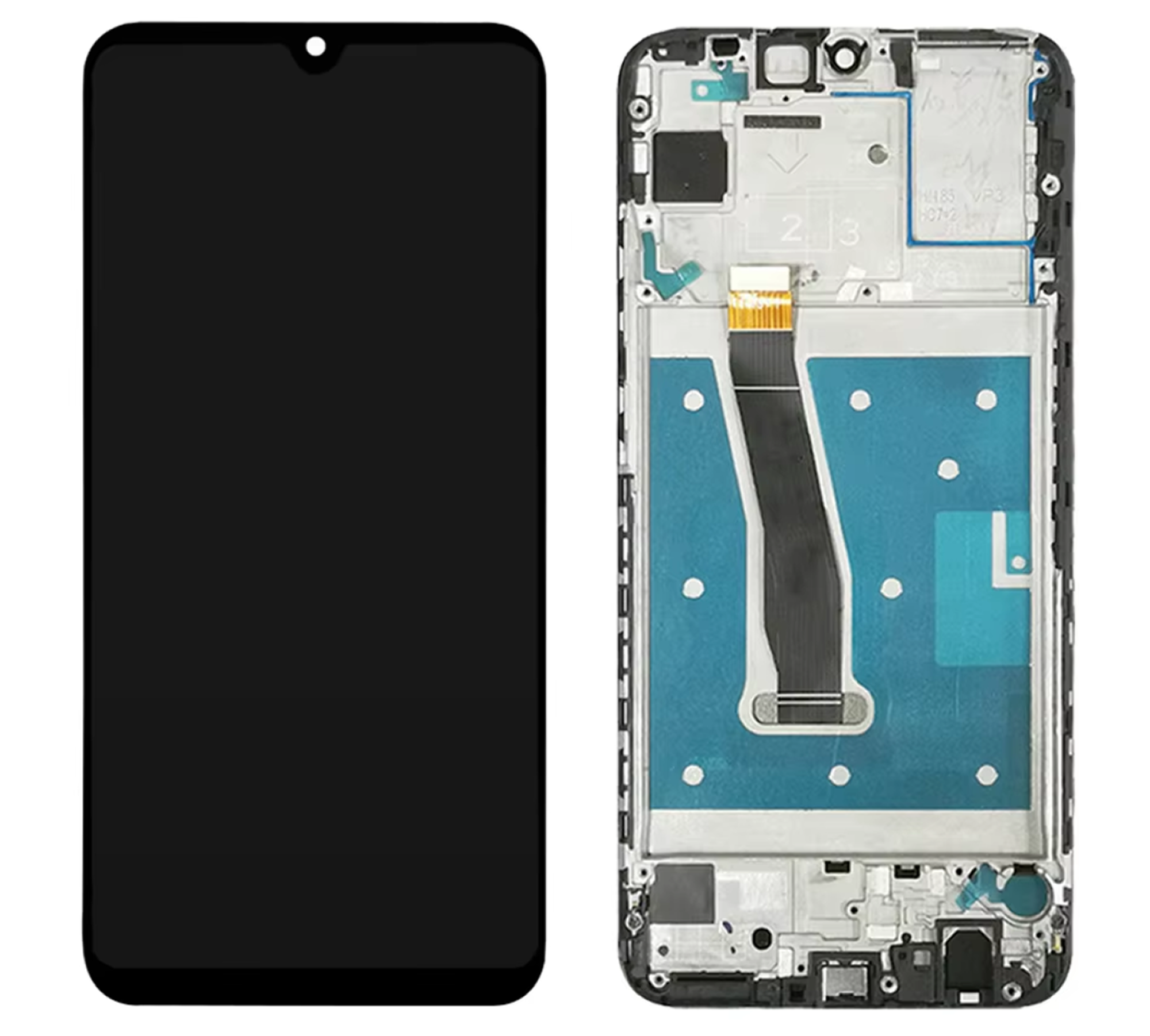 Дисплей (экран) для Huawei P Smart 2019 (POT-LX1) с тачскрином в раме - фото