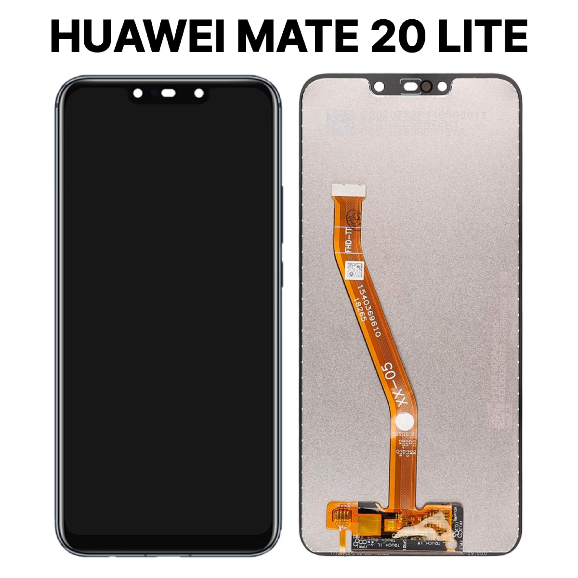 Дисплей (экран) для Huawei Mate 20 lite (SNE-LX1) c тачскрином, черный - фото
