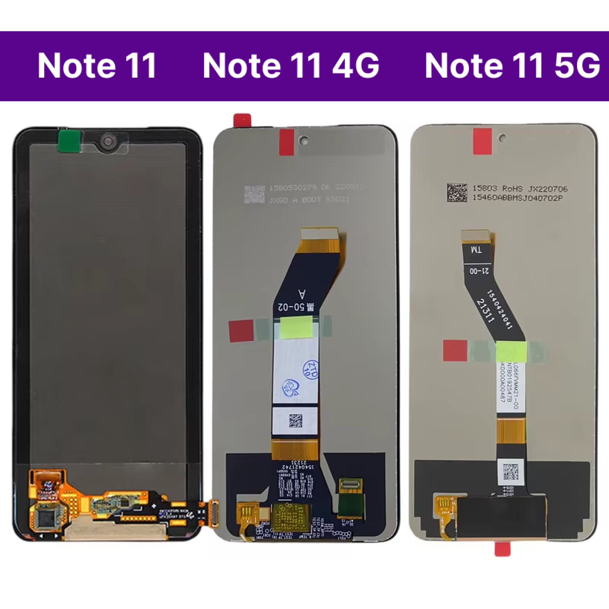 Дисплей (экран) для Xiaomi Redmi Note 11 4G Original 100% c тачскрином, черный - фото