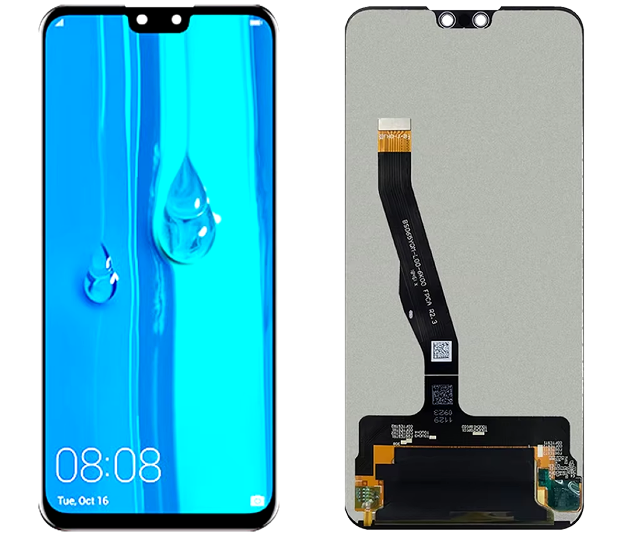 Дисплей (экран) для Huawei Y9 2019 (JKM-LX1) c тачскрином, черный - фото