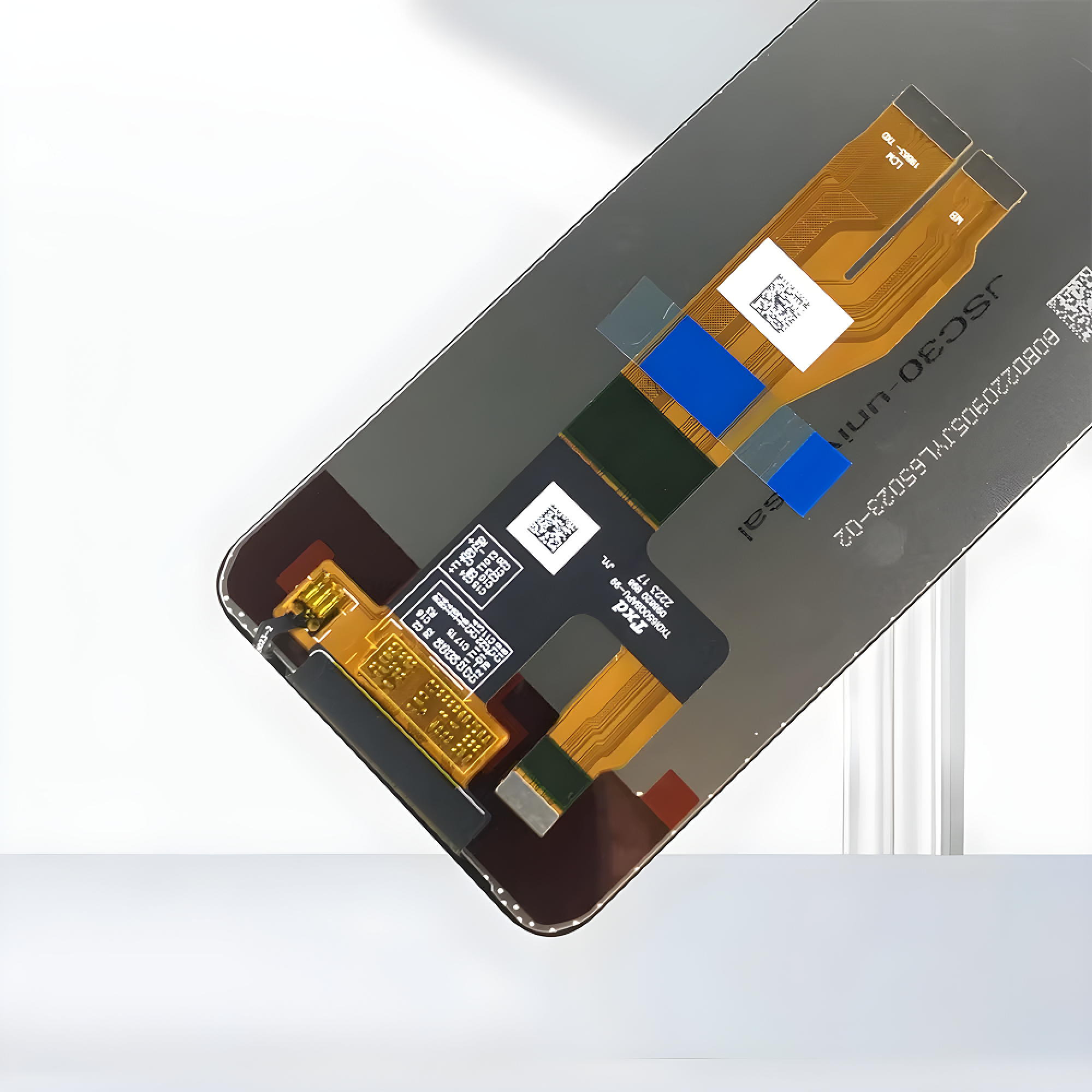 Дисплей (экран) для Realme C33 с тачскрином, черный, Оригинал - фото