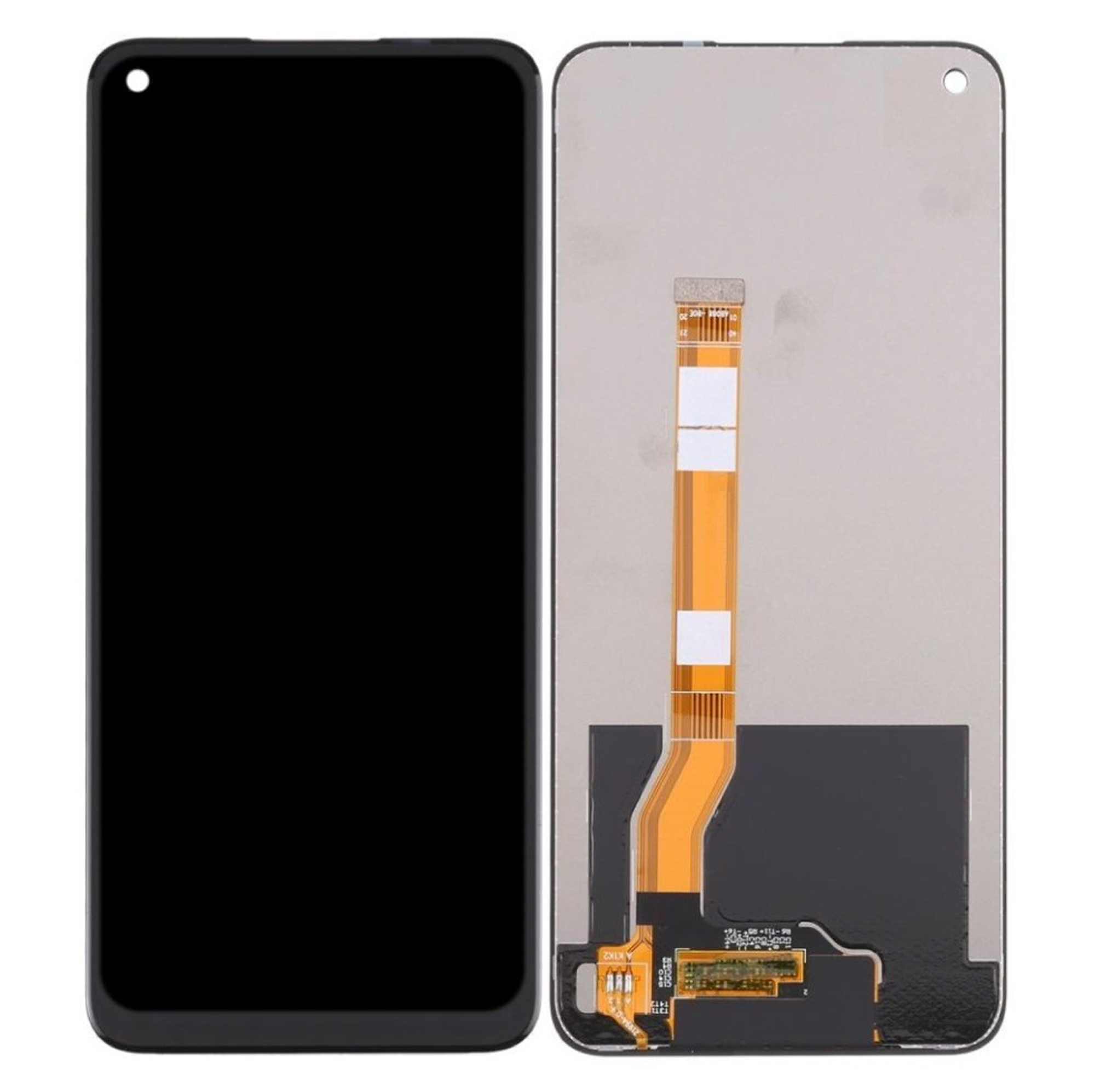 Дисплей (экран) для Realme 8i с тачскрином, черный - фото