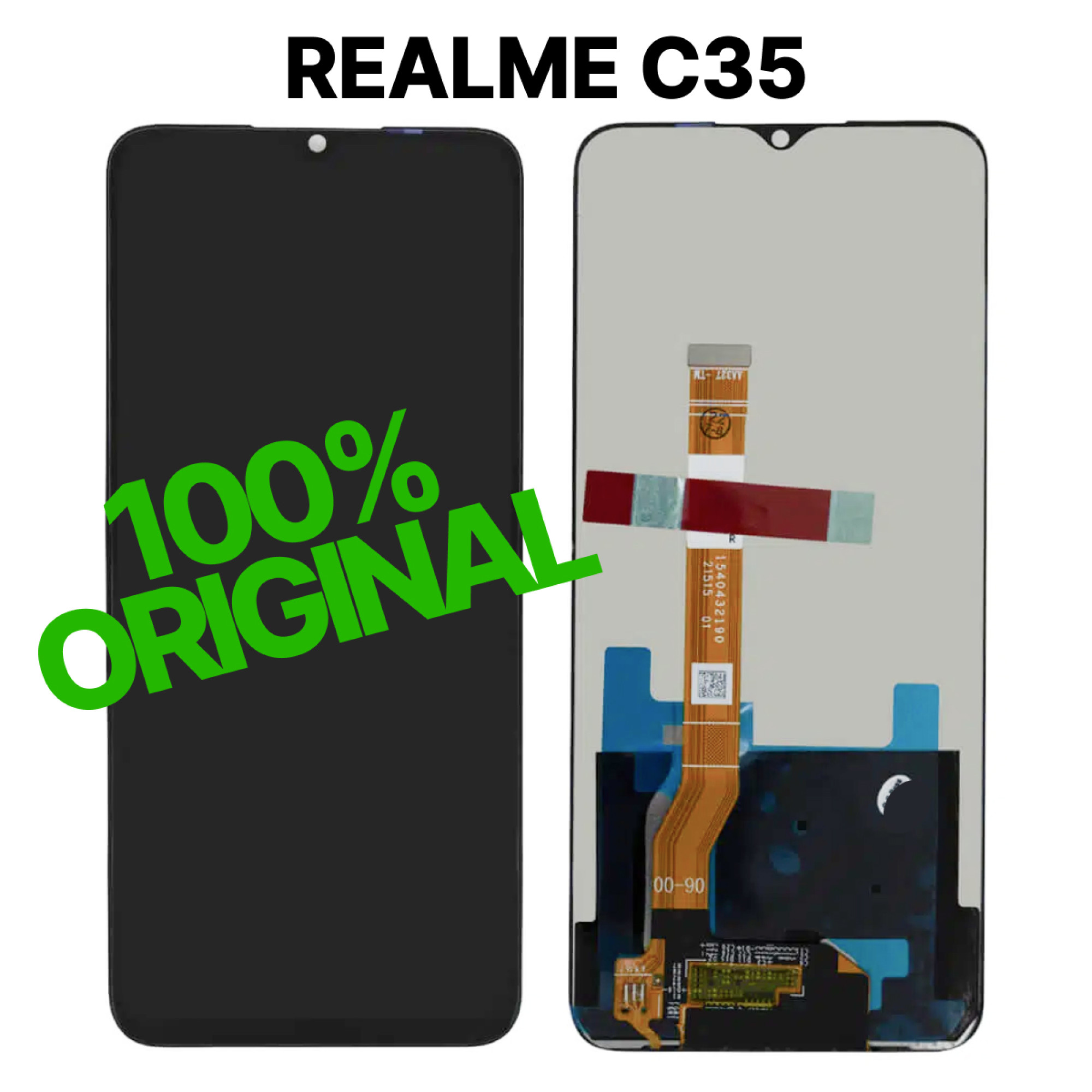 Дисплей (экран) для Realme C35 Original 100% c тачскрином - фото