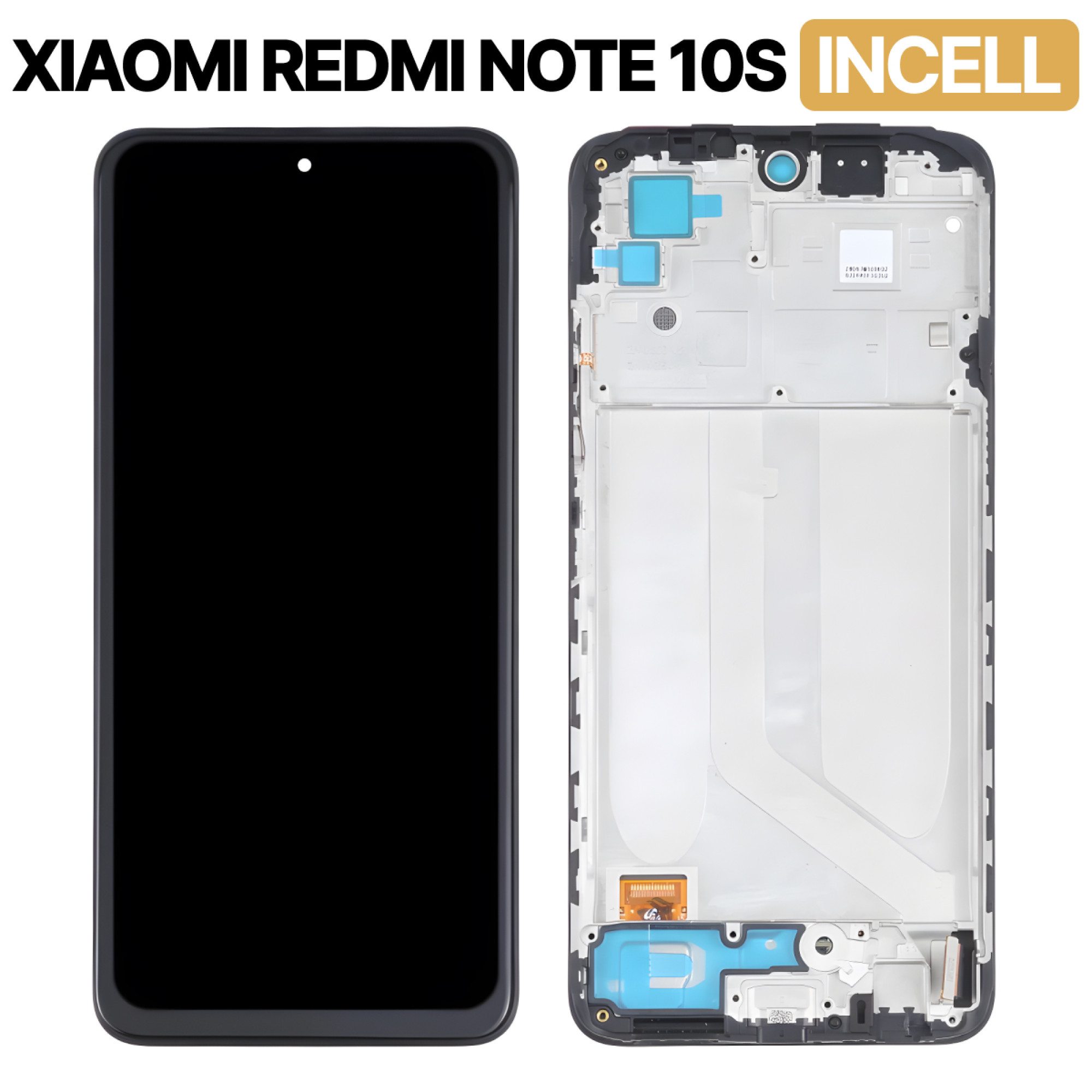 Дисплей (экран) для Xiaomi Redmi Note 10S INCELL c рамкой и тачскрином - фото