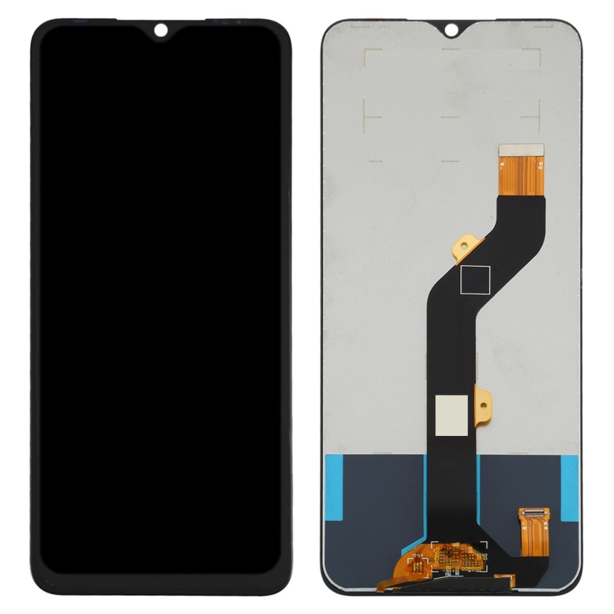 Дисплей (экран) для Tecno Spark 5 Air c тачскрином, черный - фото