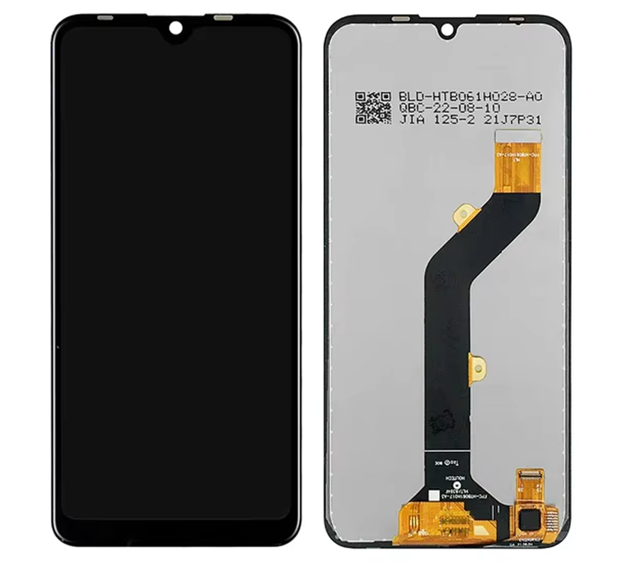 Дисплей (экран) для Tecno Spark 4 Air c тачскрином, черный - фото