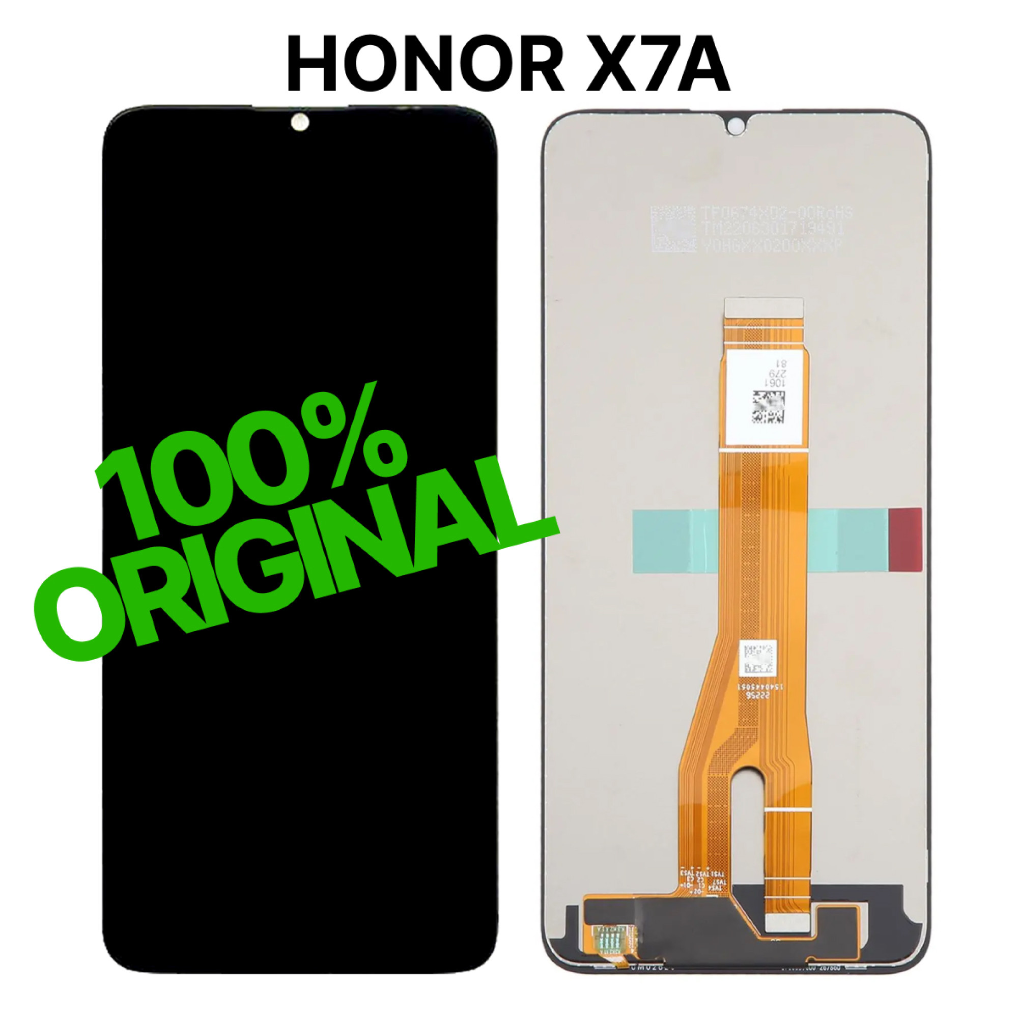 Дисплей (экран) для Honor X7A Original 100% (RKY-LX1), черный - фото
