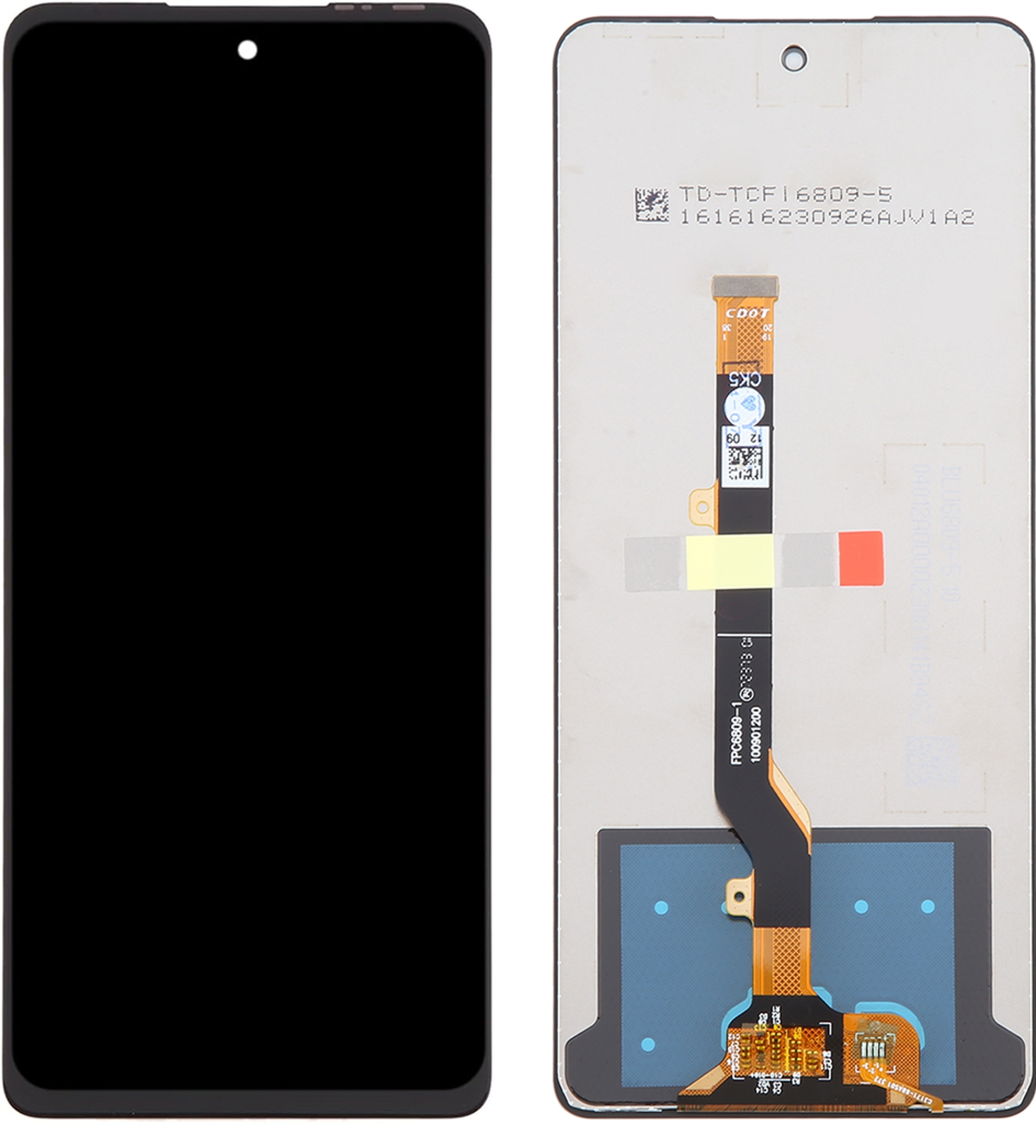 Дисплей (экран) для Infinix Note 30 Original 100% c тачскрином, черный - фото